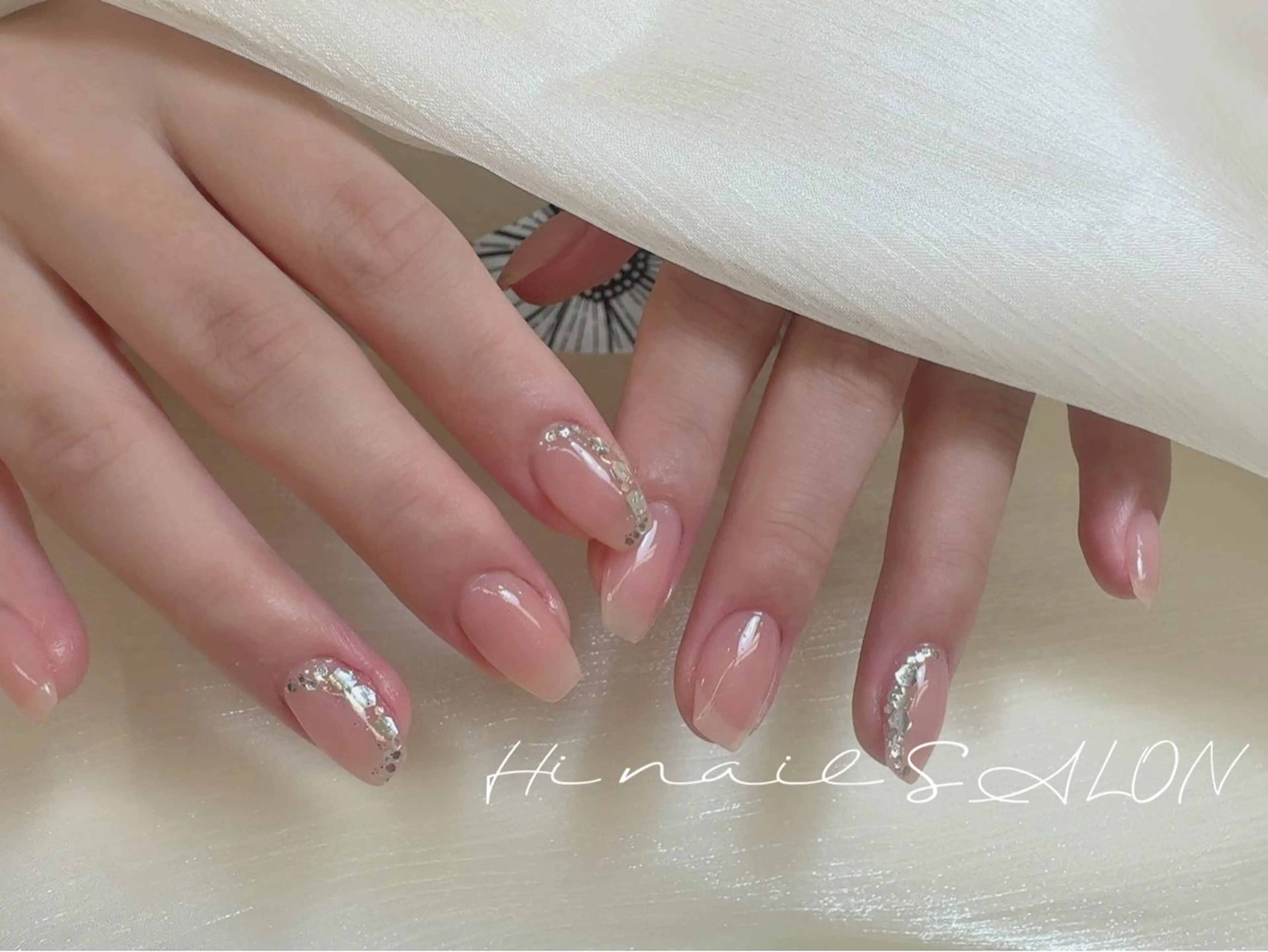 ネイル チークネイル フラッシュネイル フットネイル フレンチネイル ジェルネイル ハンドネイル Hi nail Miyuki池袋東口のネイルデザイン