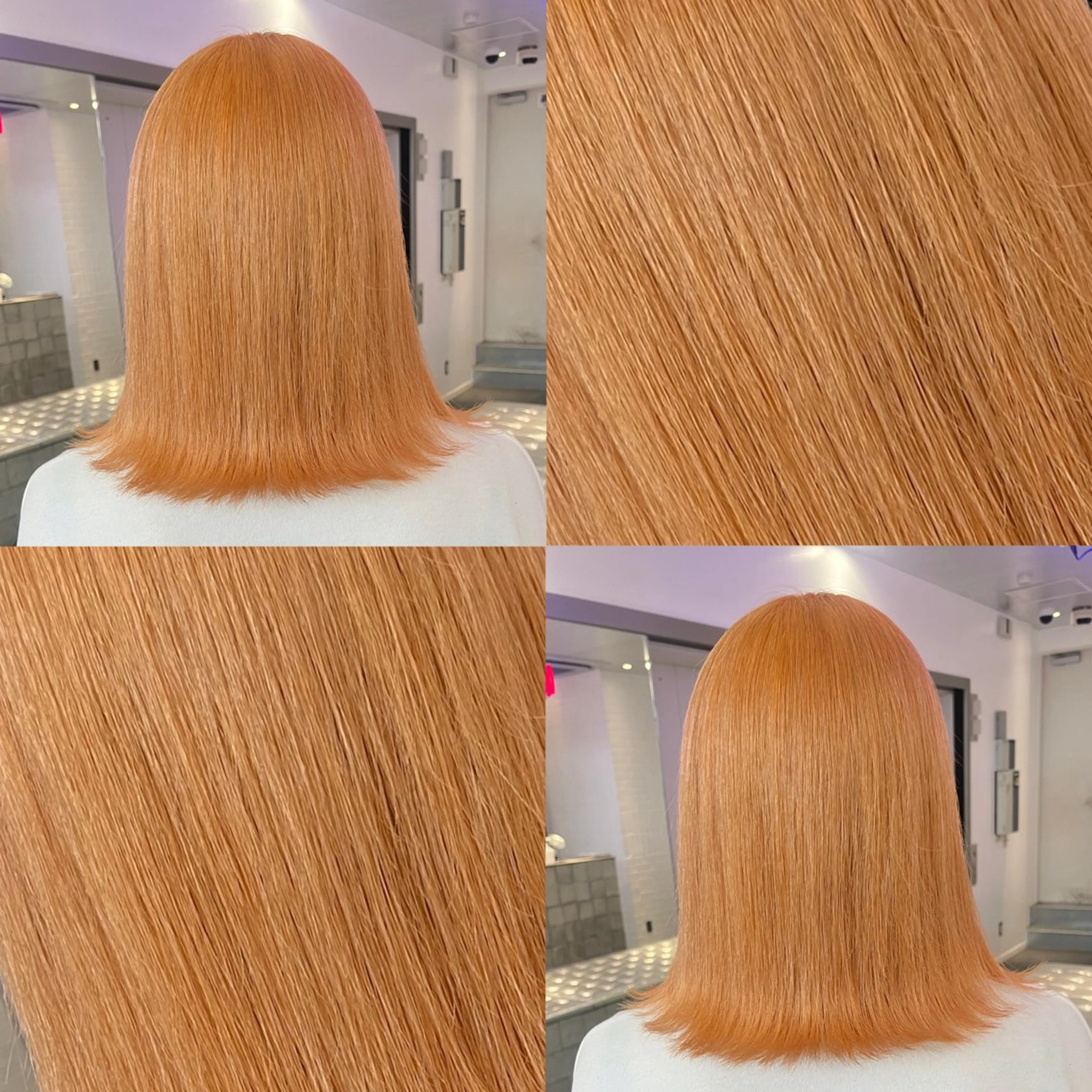 ミディアム カラー ヘアカラー 🎀ピンクカラー/ 推しカラー/のの🎀のヘアスタイル
