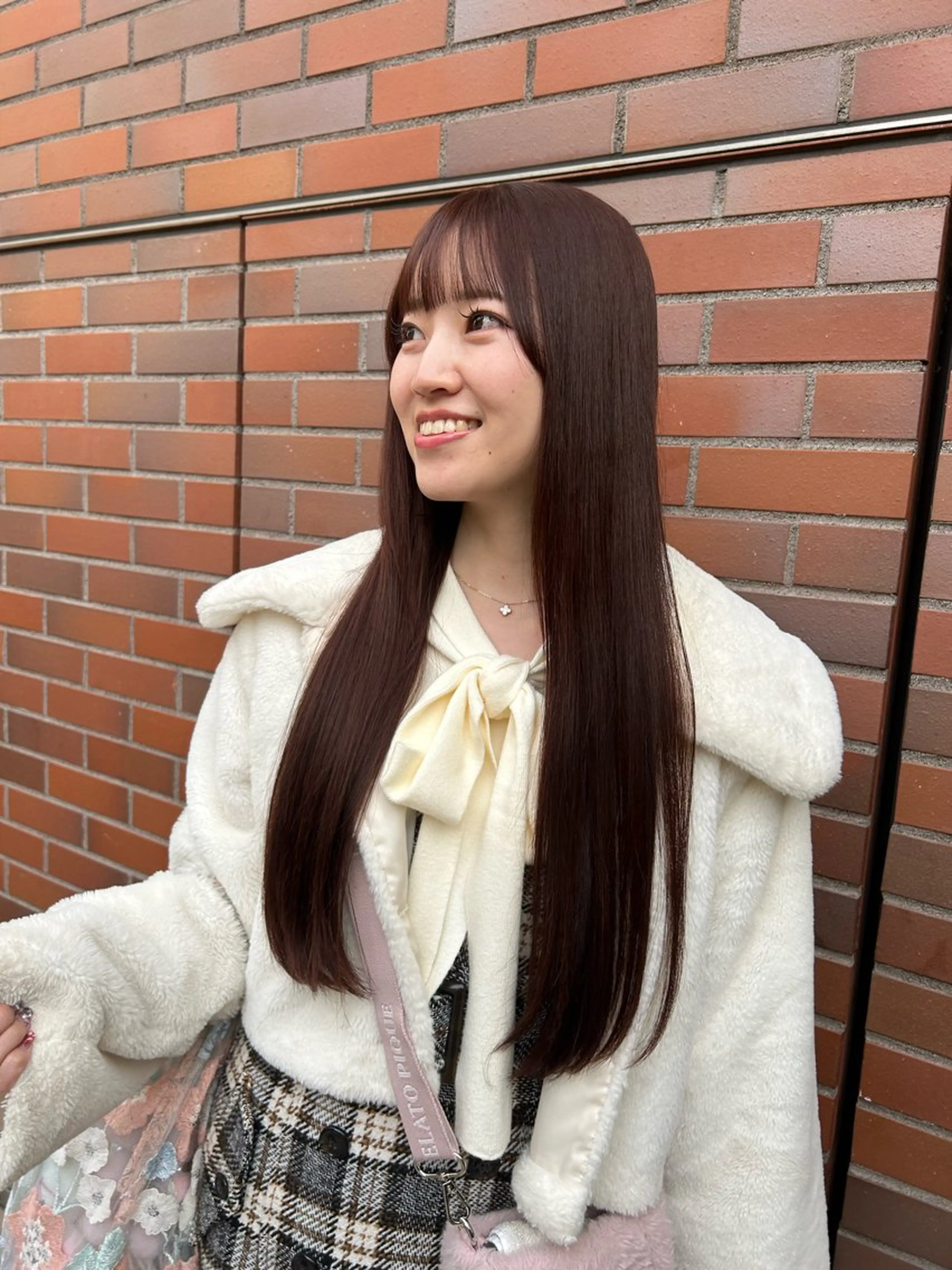ロング カラー ピンクカラー 表参道OLSEN✂︎ nanamiのヘアスタイル