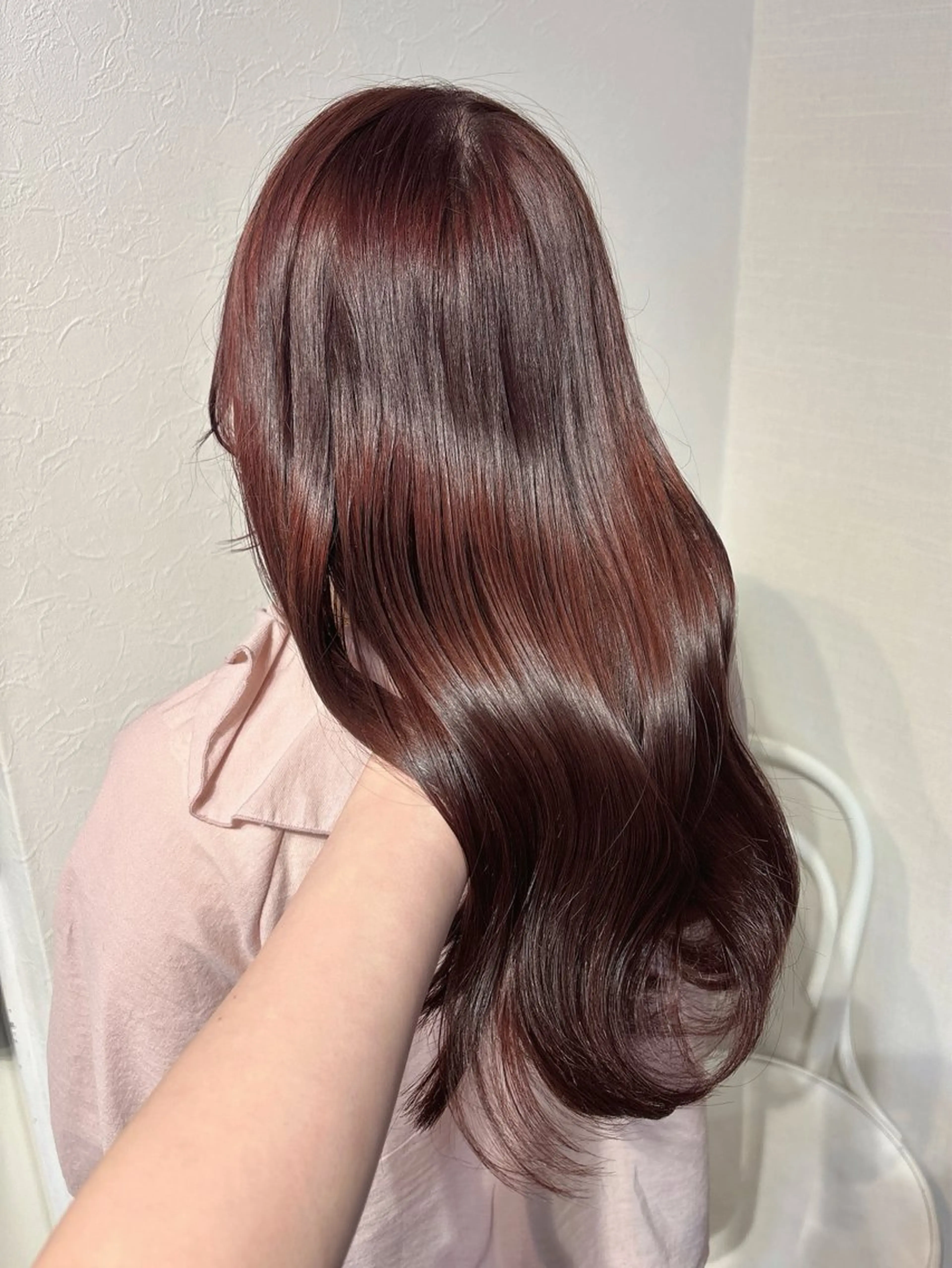 ロング カラー トリートメント ヘアカラー annuy ayanaのヘアスタイル
