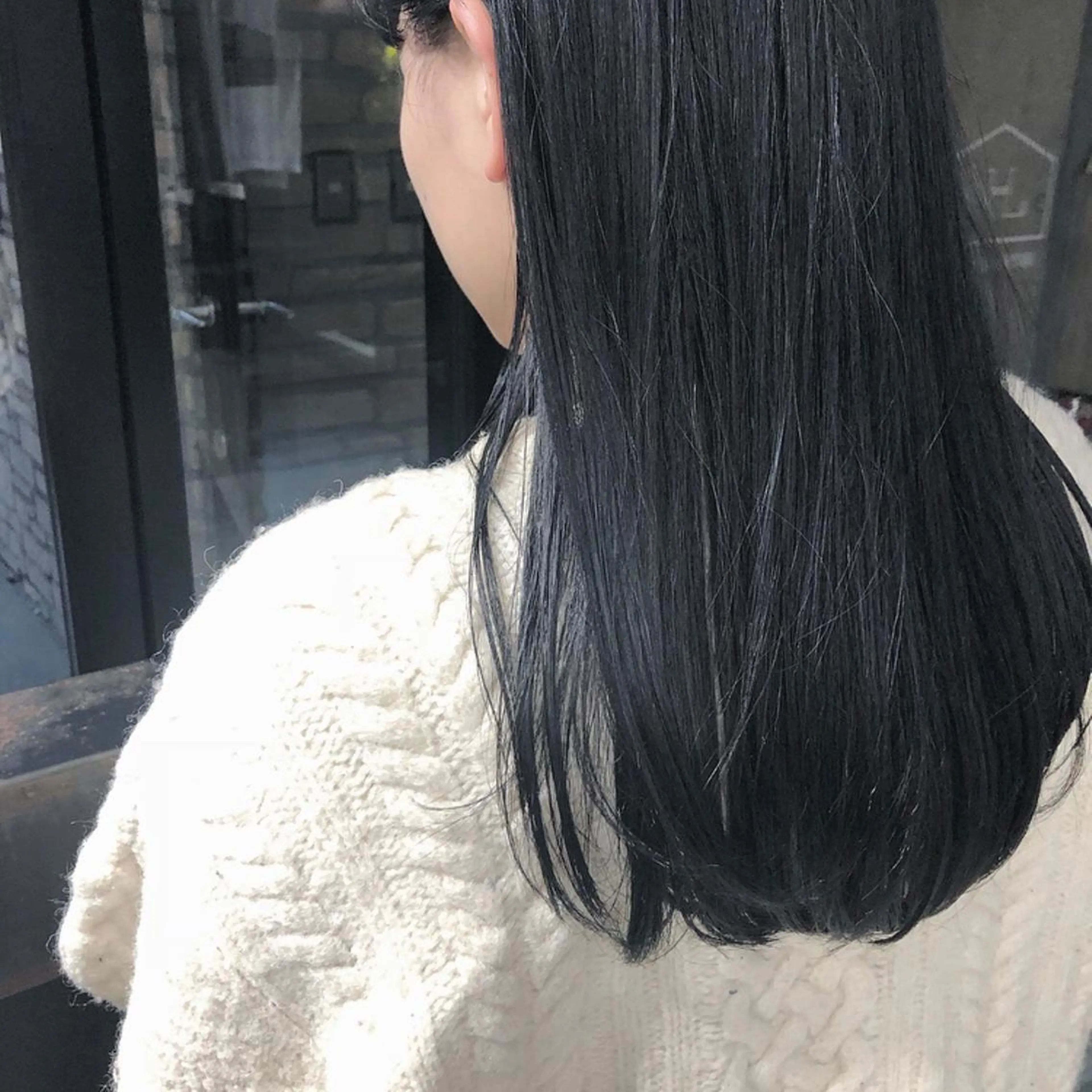 セミロング カラー 透明感カラー カット 縮毛矯正 トリートメント やまもと さえのヘアスタイル