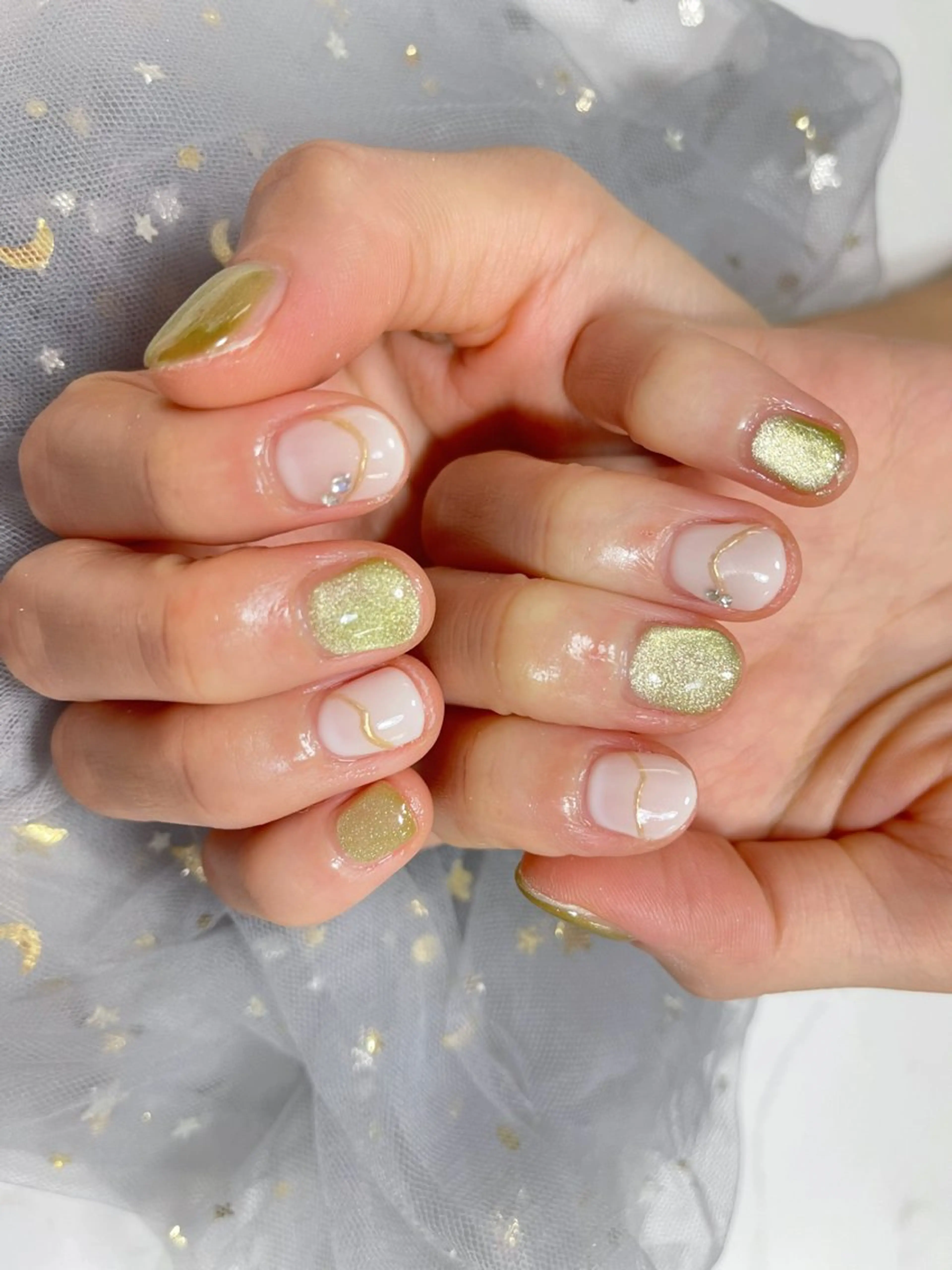 ネイル 🎀ネイルサロン エクラYUI🎀のネイルデザイン