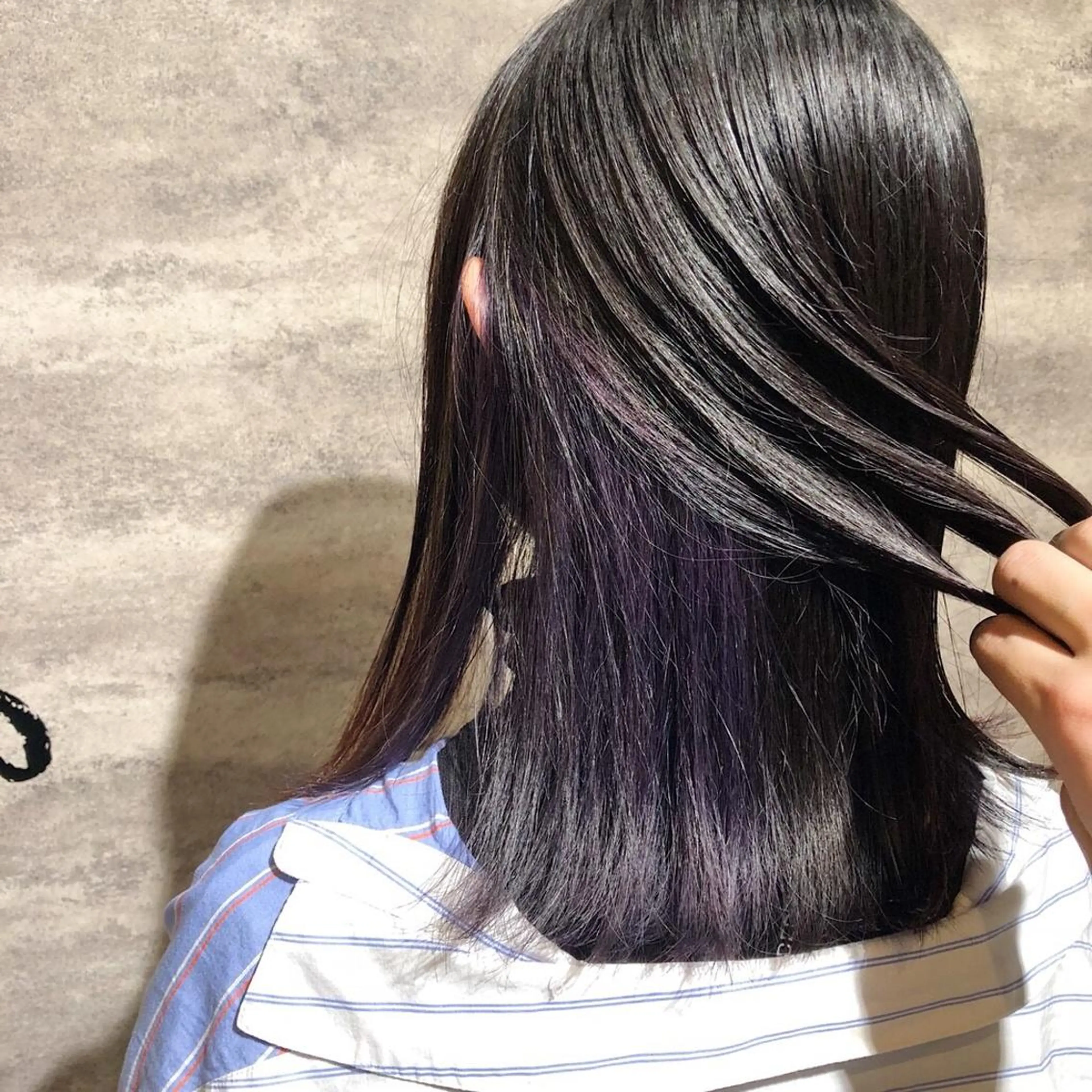 ミディアム カラー パープルカラー 💈Blanco💈 カラー&ケア🌈のヘアスタイル