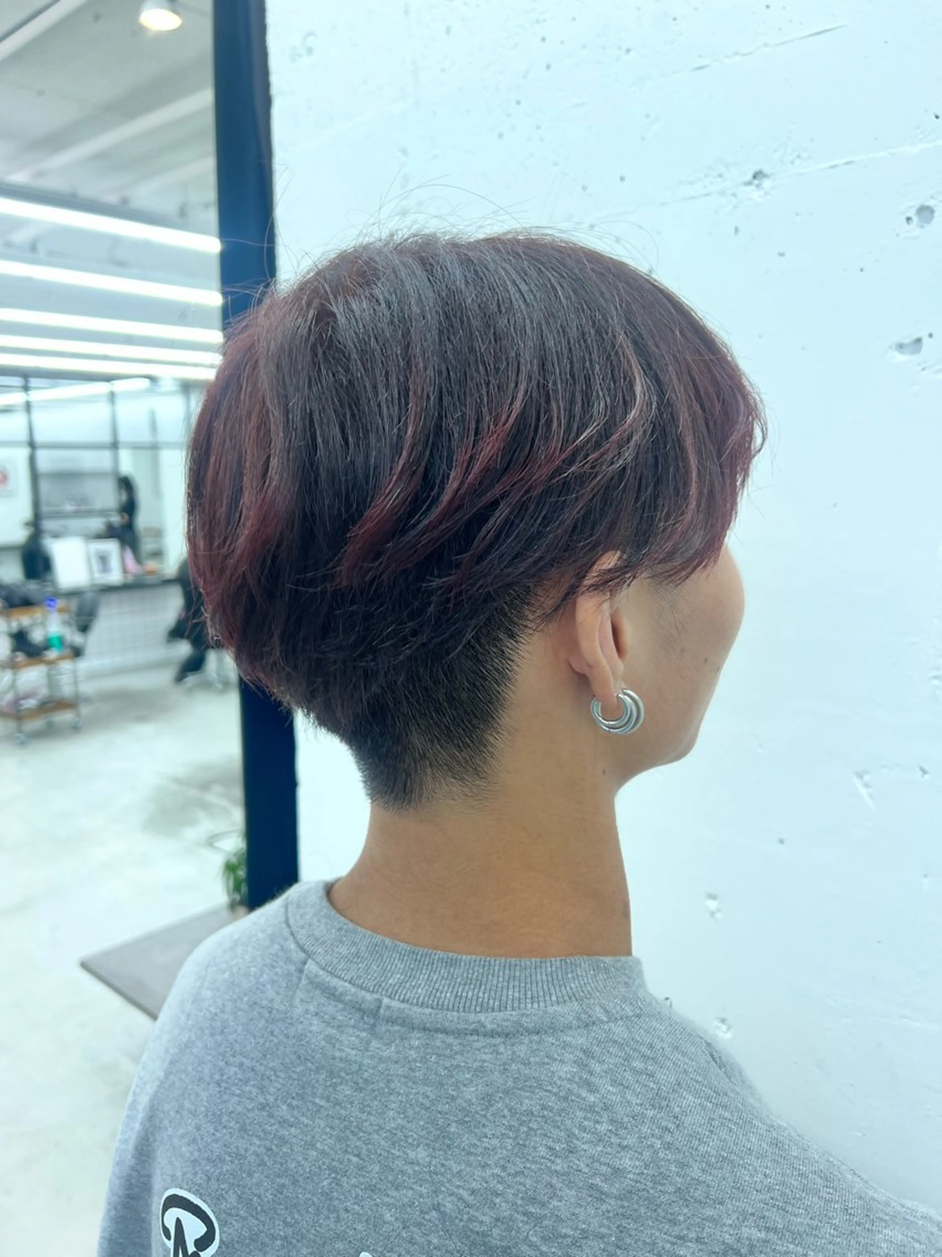 ショート カラー メンズ ヘアカラー トリートメント ヘアセット 🎀ちさ🎀 JILLSTUDIOのヘアスタイル