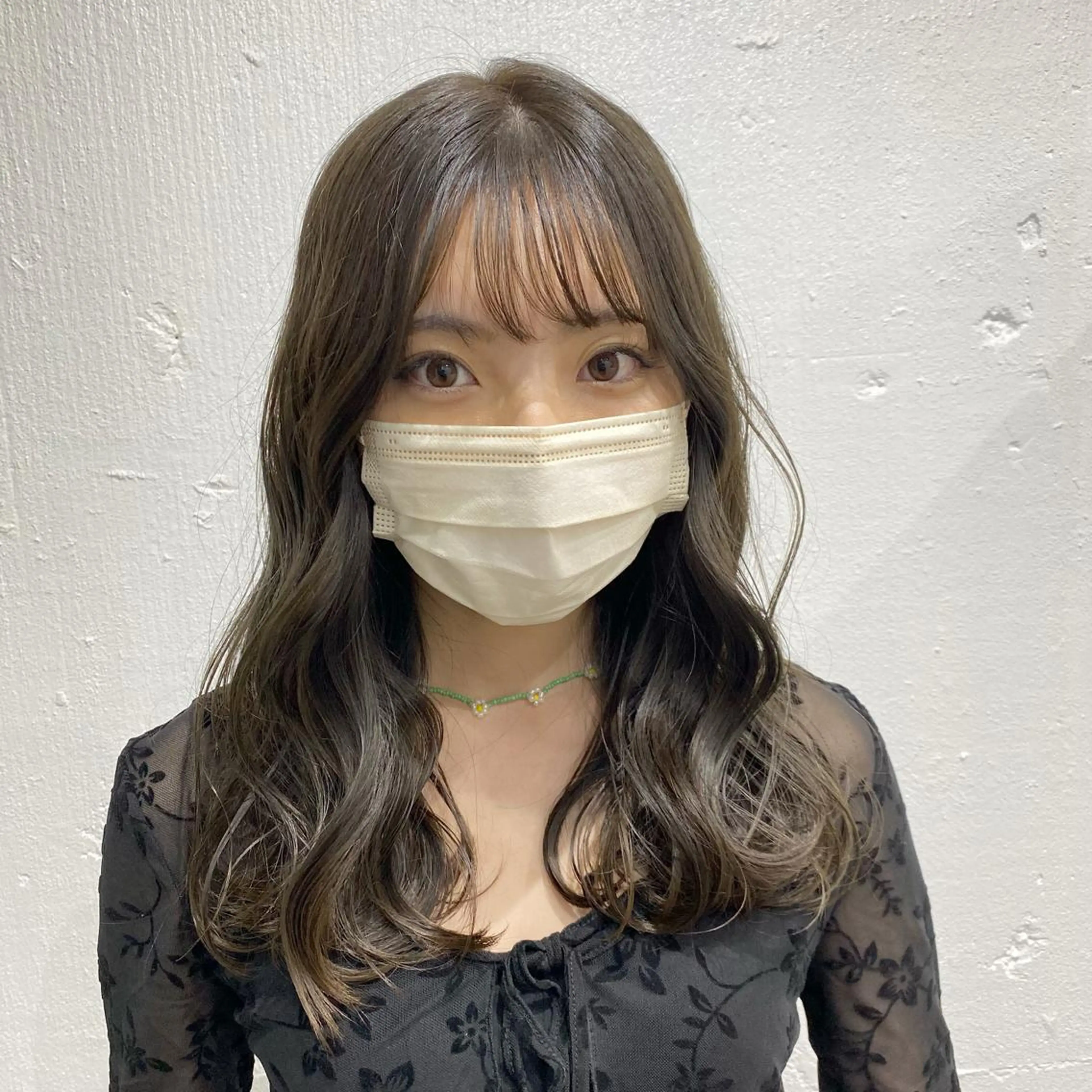 セミロング ヘアカラー トリートメント ヘッドスパ ヘアセット kai .のヘアスタイル