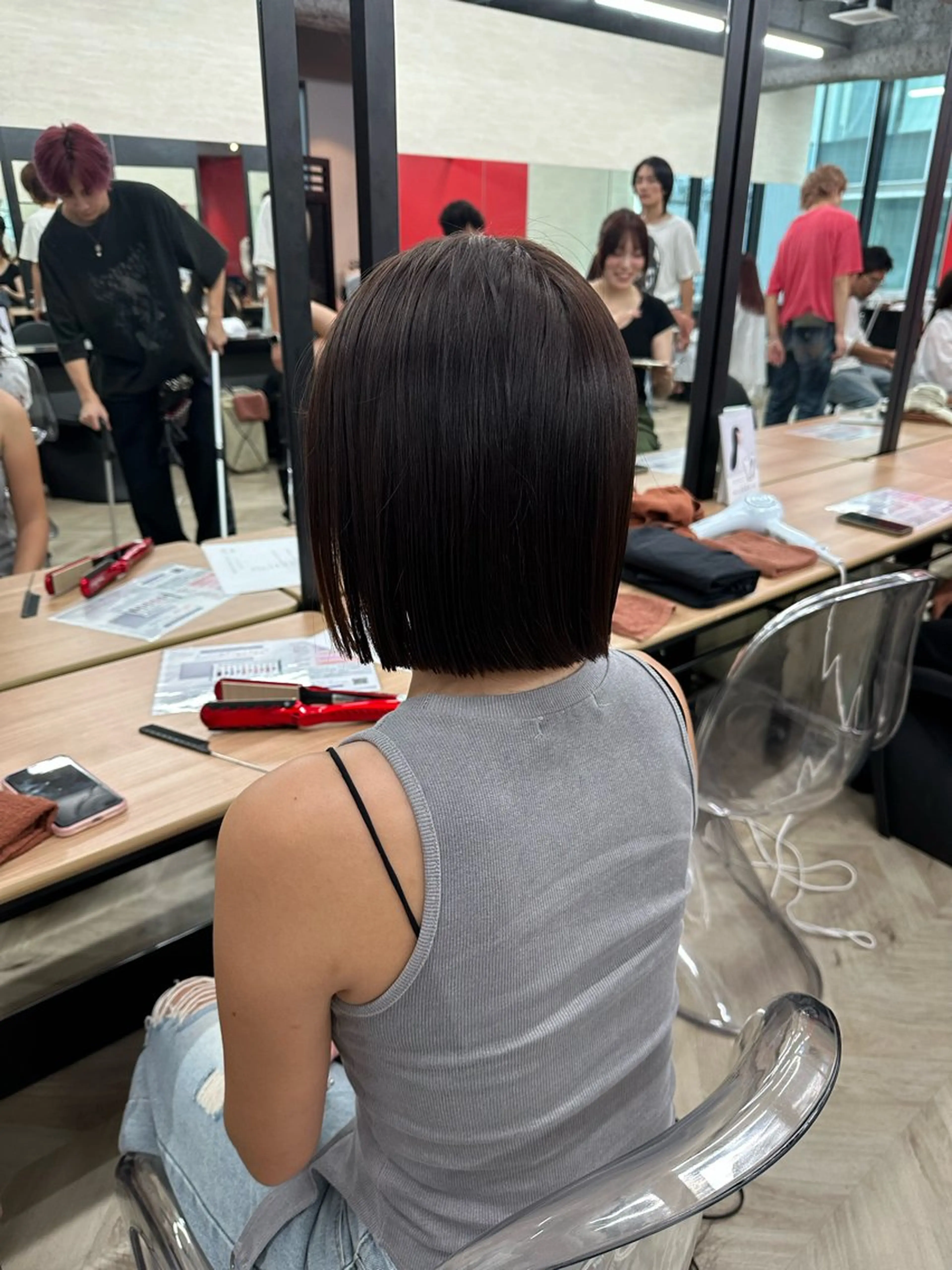 ミディアム カット ヘアカラー トリートメント Nagito/メンズ /梅田/艶カラーのヘアスタイル