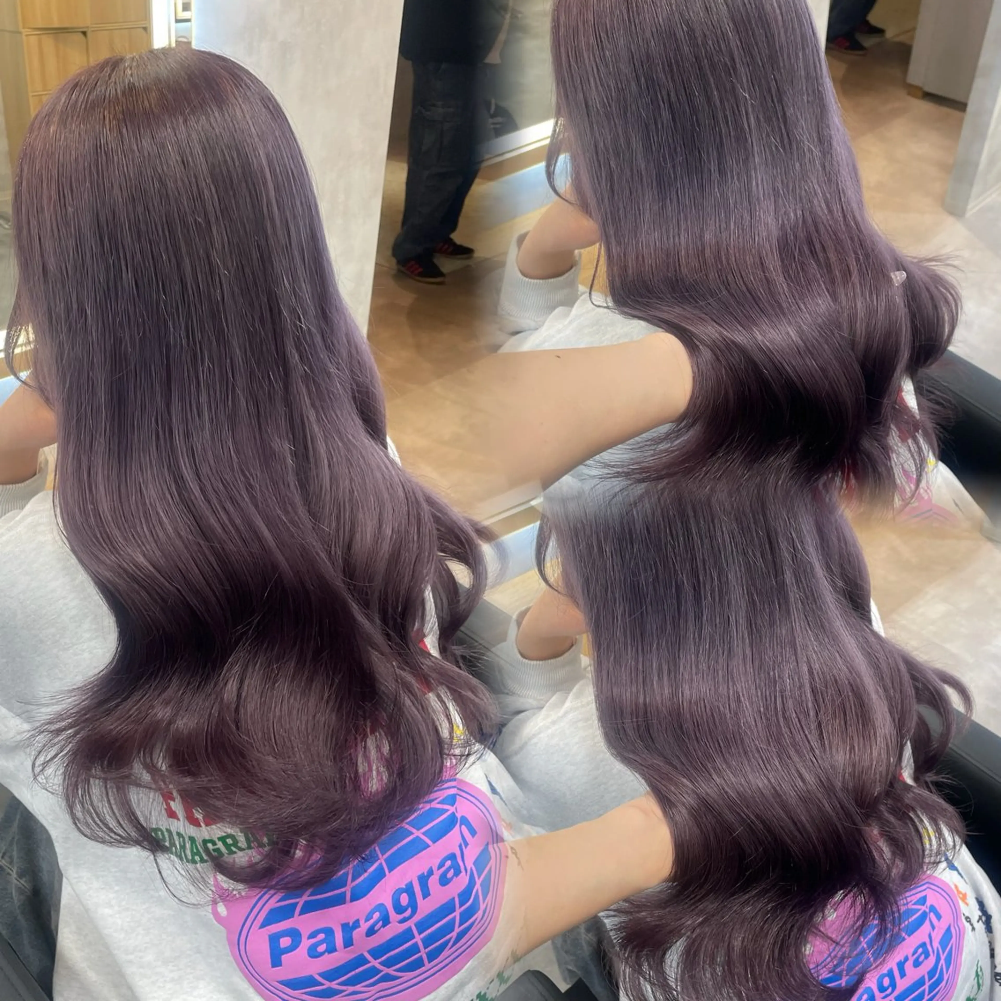 ロング カラー ヘアカラー トリートメント 透明感カラー/推しカ ラー☁️JURAのヘアスタイル