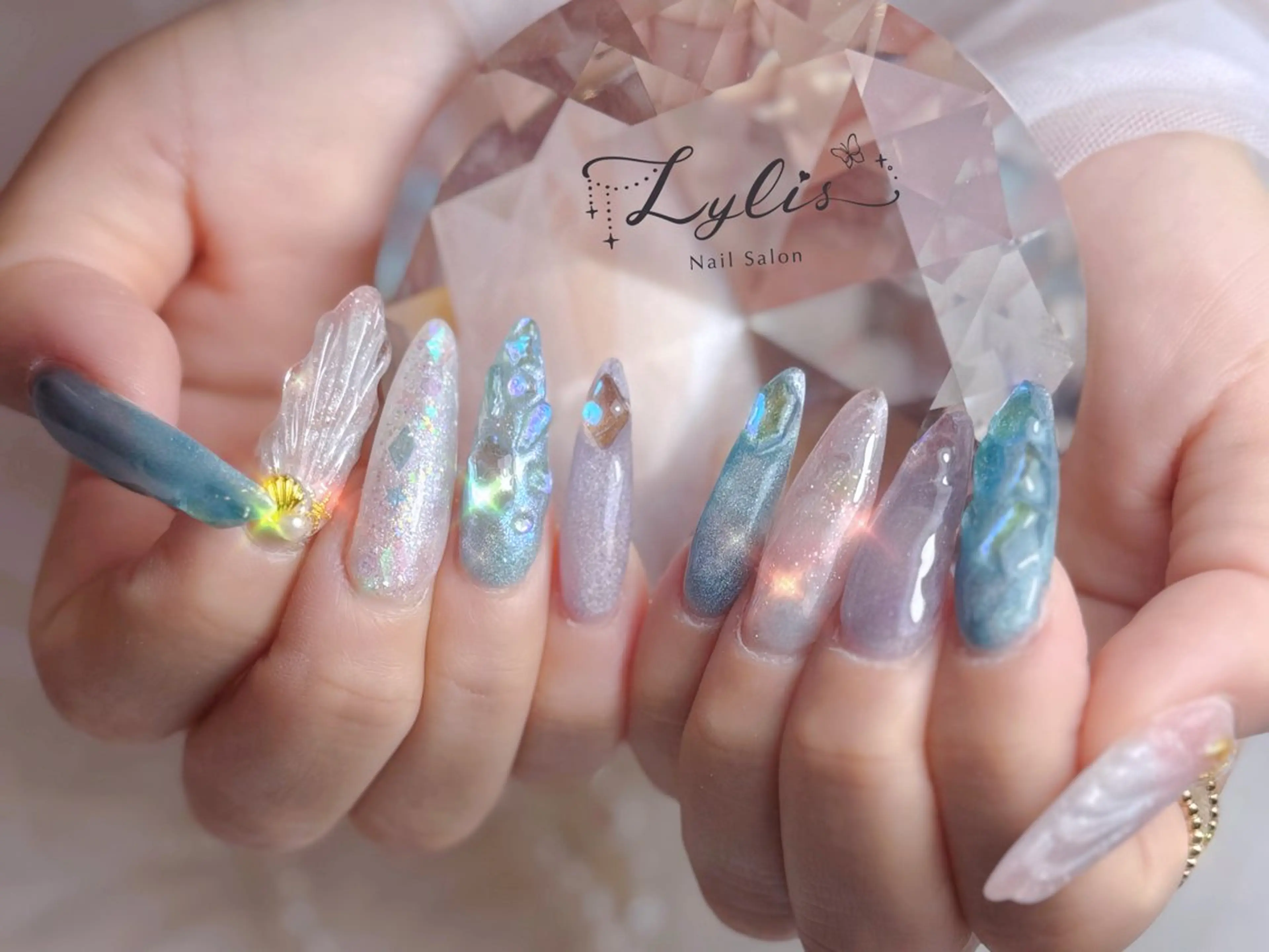 ネイル ハンドネイル Nail Salon Lylis♡ﾕｷﾅのネイルデザイン