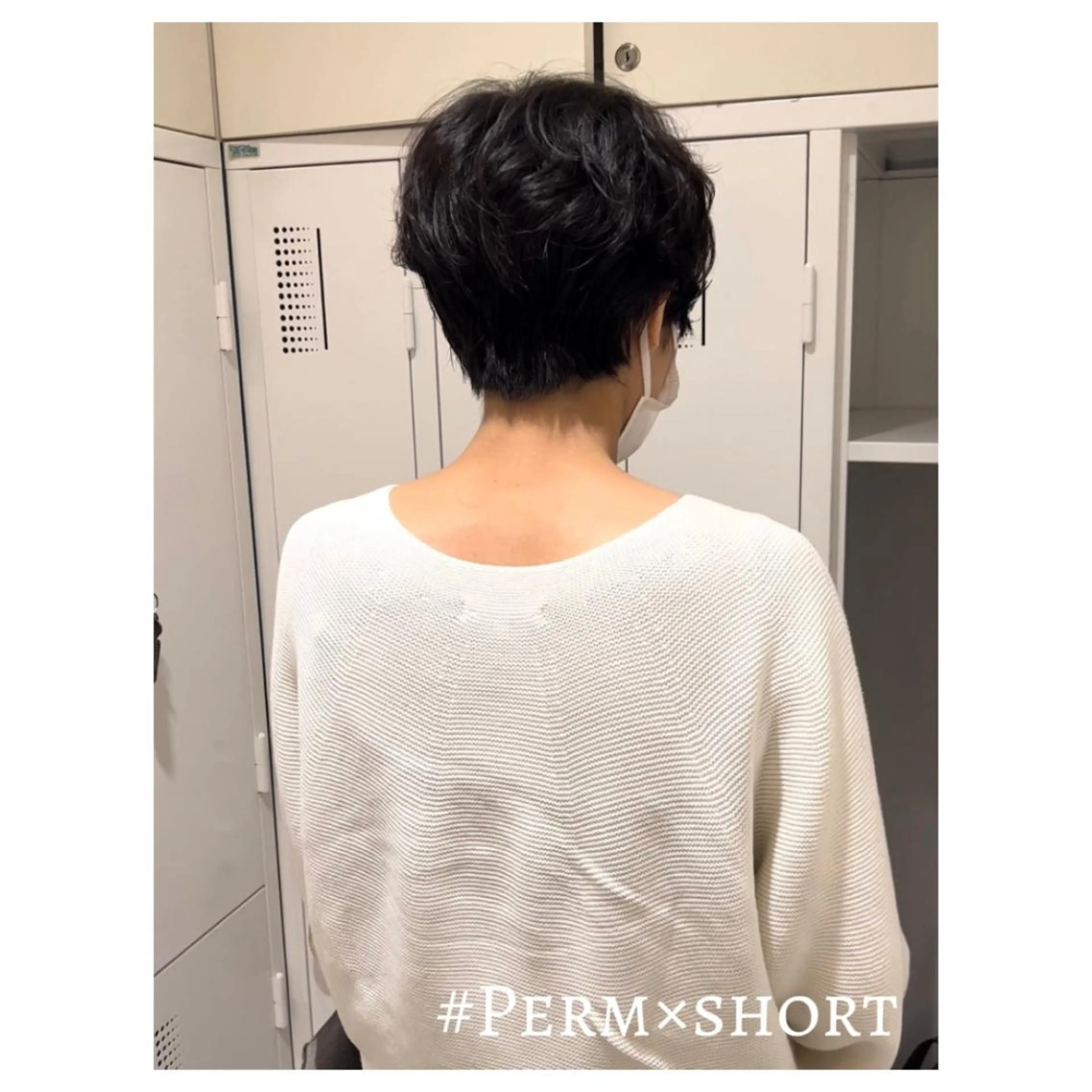 ショート パーマ ハンサムショート ボブ ハイライト 似合わせカット ショートヘア ✨BASSA 【高田馬場】✨のヘアスタイル