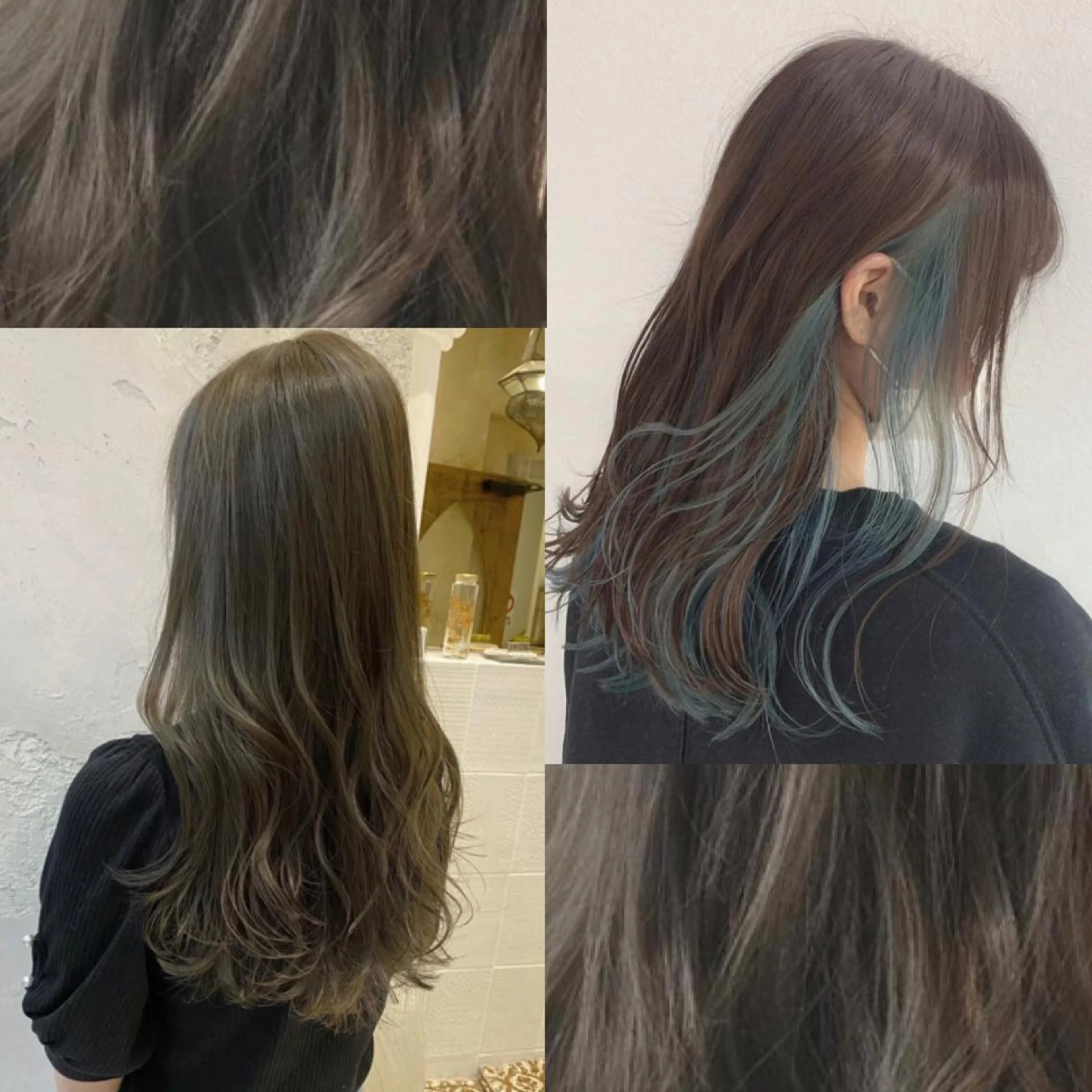 カラー ブリーチ ケアブリーチ ダブルカラー イヤリングカラー ハイライトカラー Bond Story fleek所属・渡辺 麻衣のヘアスタイル