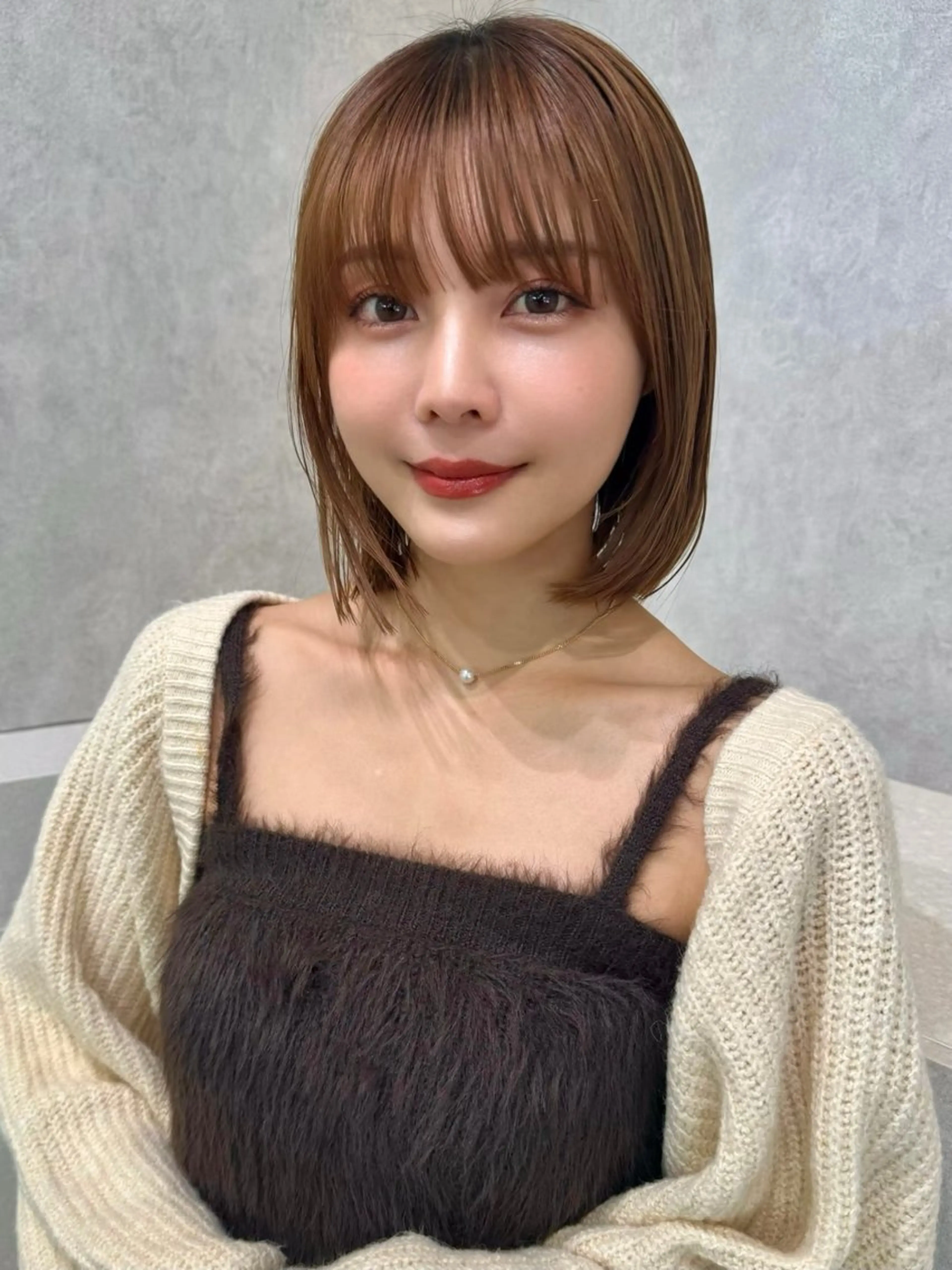 ショート カラー ヘアアレンジ アッシュ 透明感カラー グレージュ 髪質改善 カット ヘアカラー ✨韓国レイヤー/ 透明感カラー✨冨永剛のヘアスタイル