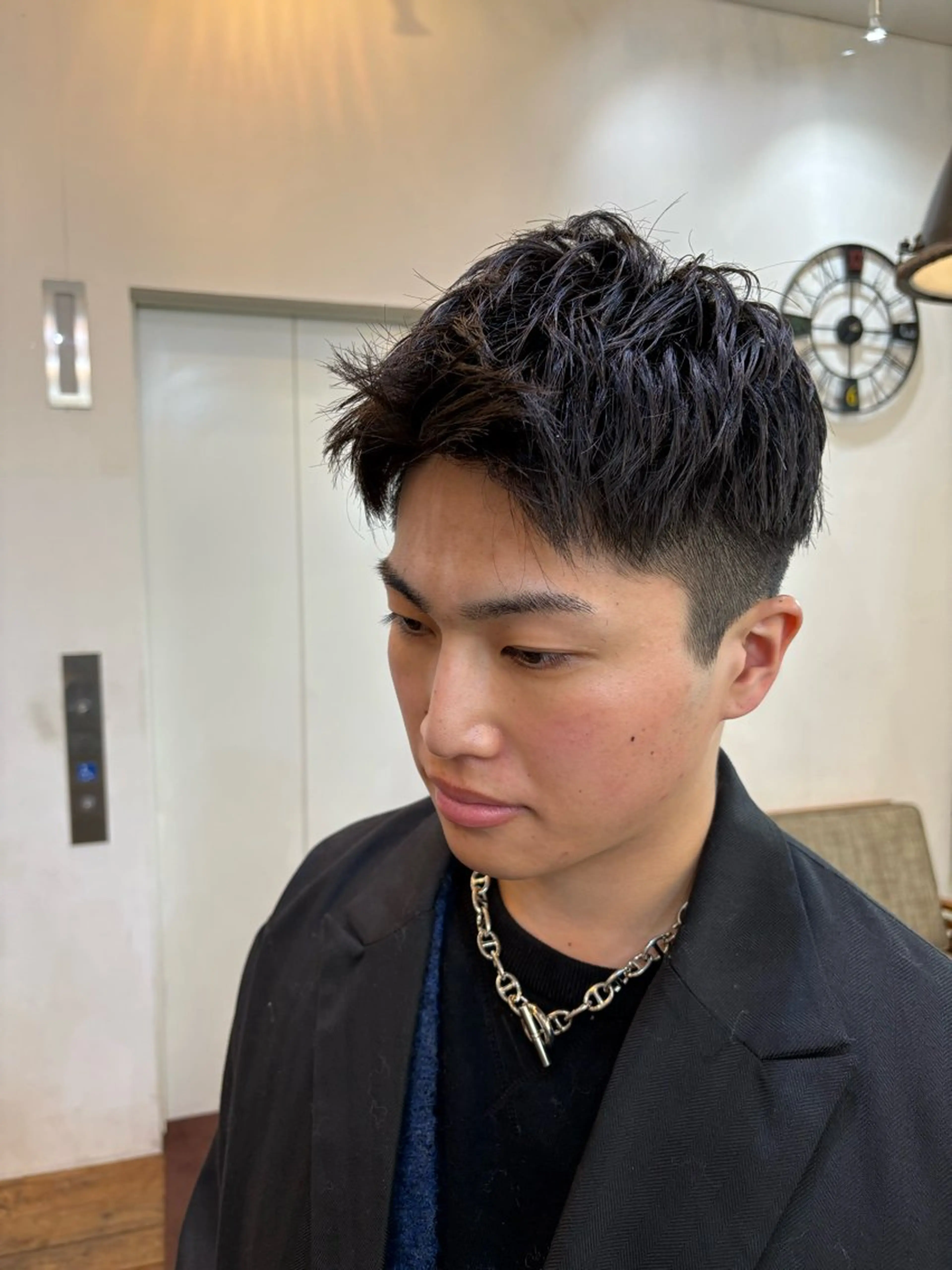 メンズ スパイキーショート カット トリートメント 似合わせカット‪// 鶴我万唯華のヘアスタイル