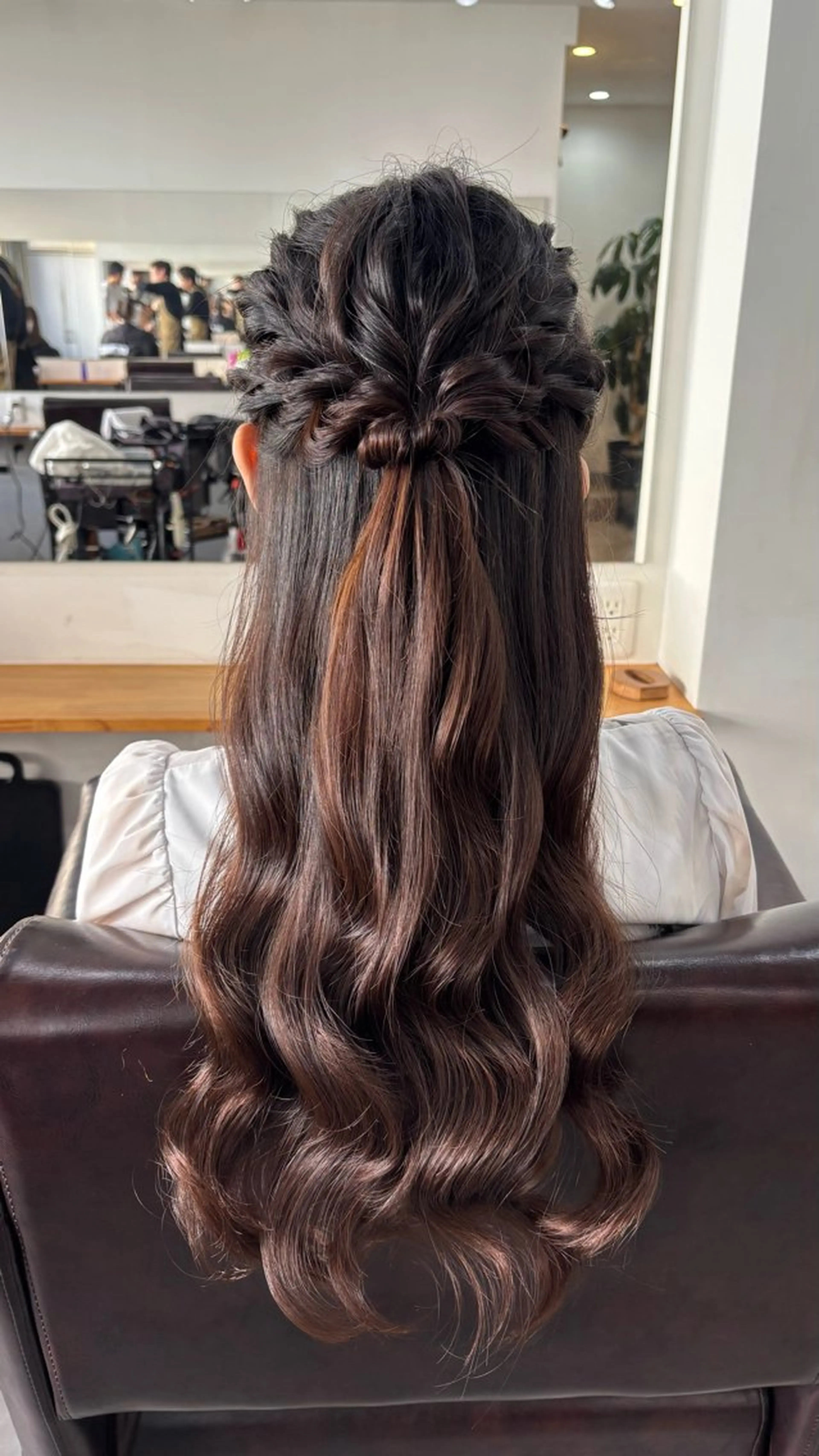 ヘアアレンジ ハーフアップ 河原 彩心【葛西/西葛西】のヘアスタイル