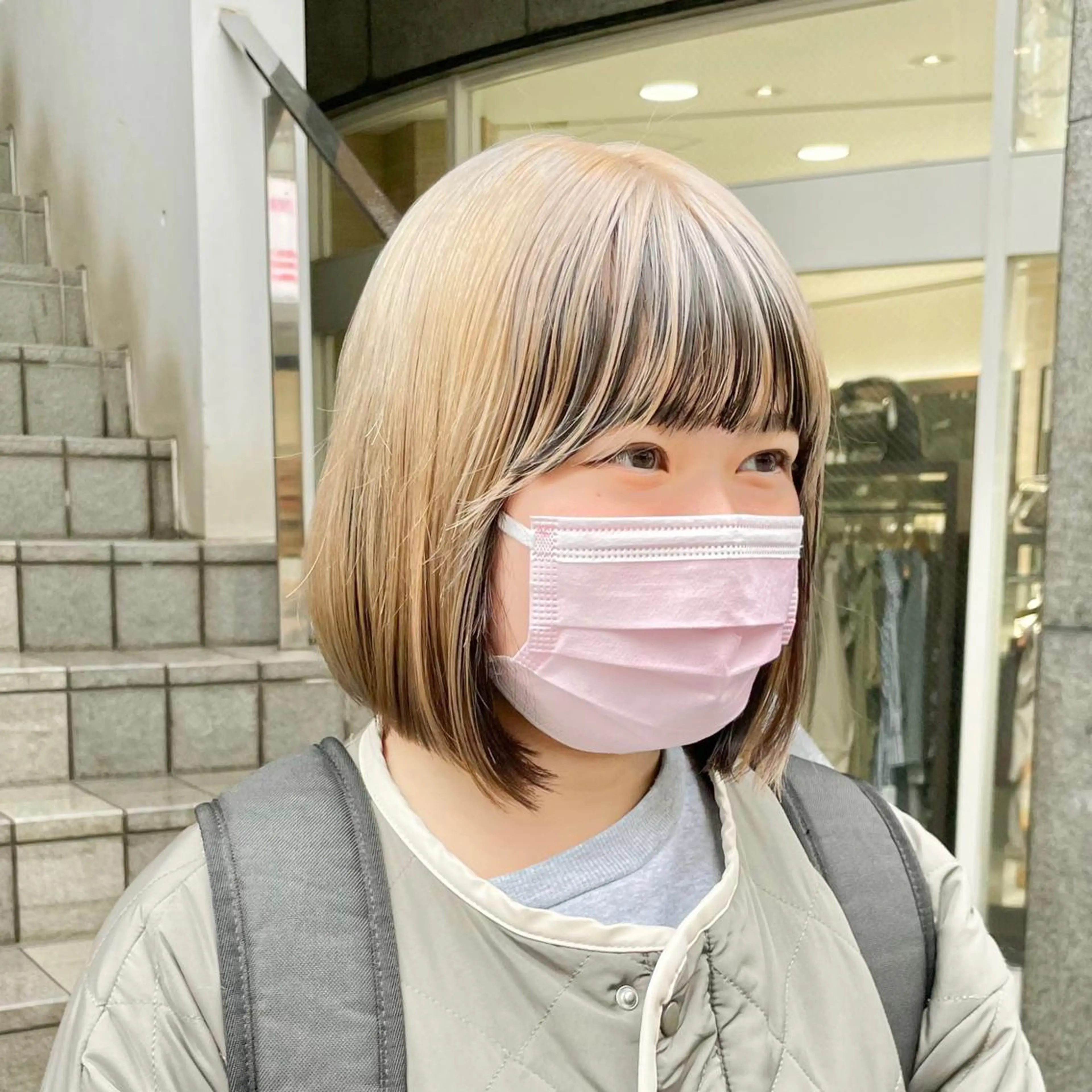 ミディアム カラー ヘアカラー トリートメント ショート/ボブ 🌟齋藤ほのかのヘアスタイル