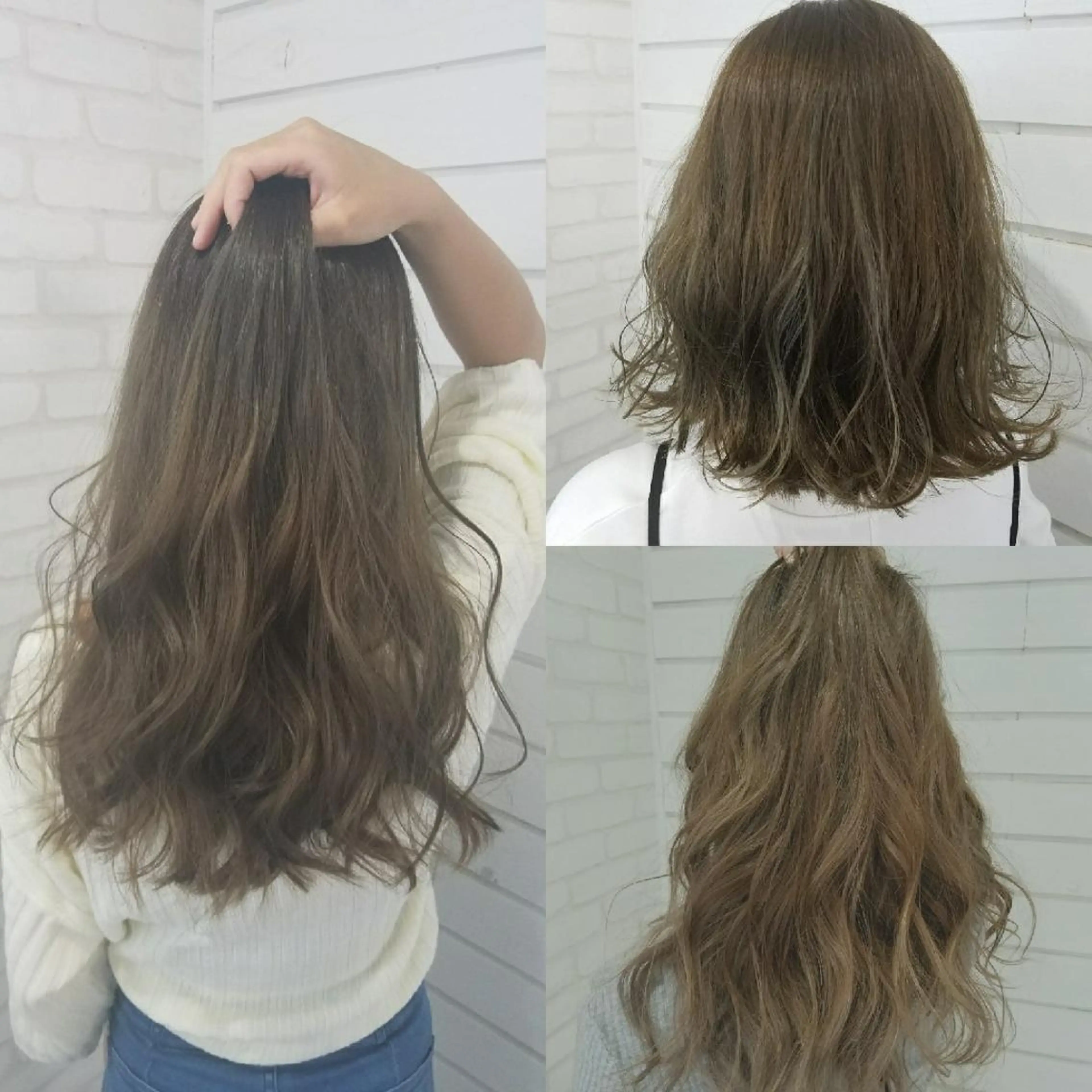 セミロング カット noa.所属・今中 小百合のヘアスタイル