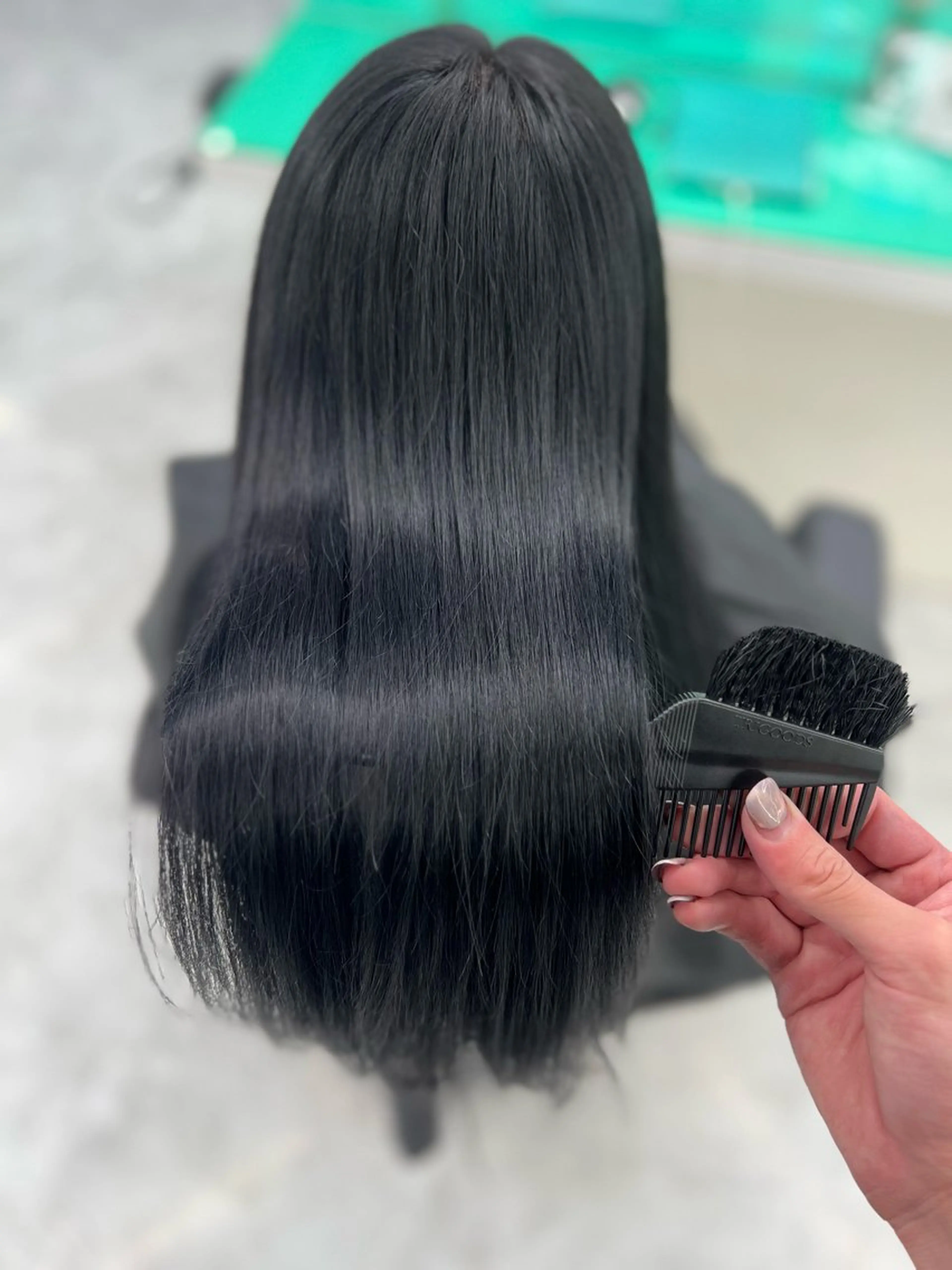ロング カラー ヘアカラー トリートメント ヘッドスパ ヘアセット 🇨🇳中韓レイヤー 暗髪カラー🇰🇷のヘアスタイル