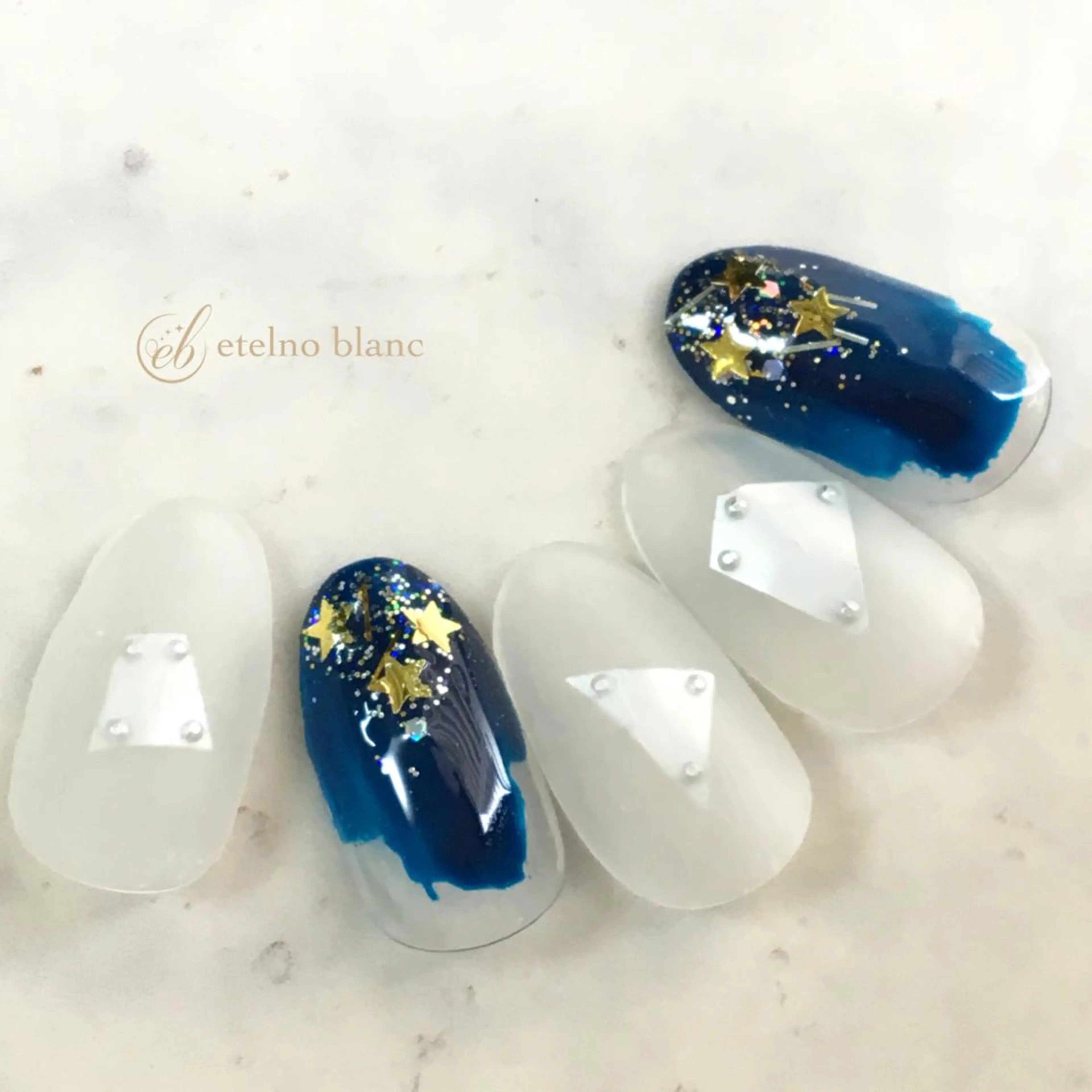 ネイル etelno blanc中目黒のネイルデザイン