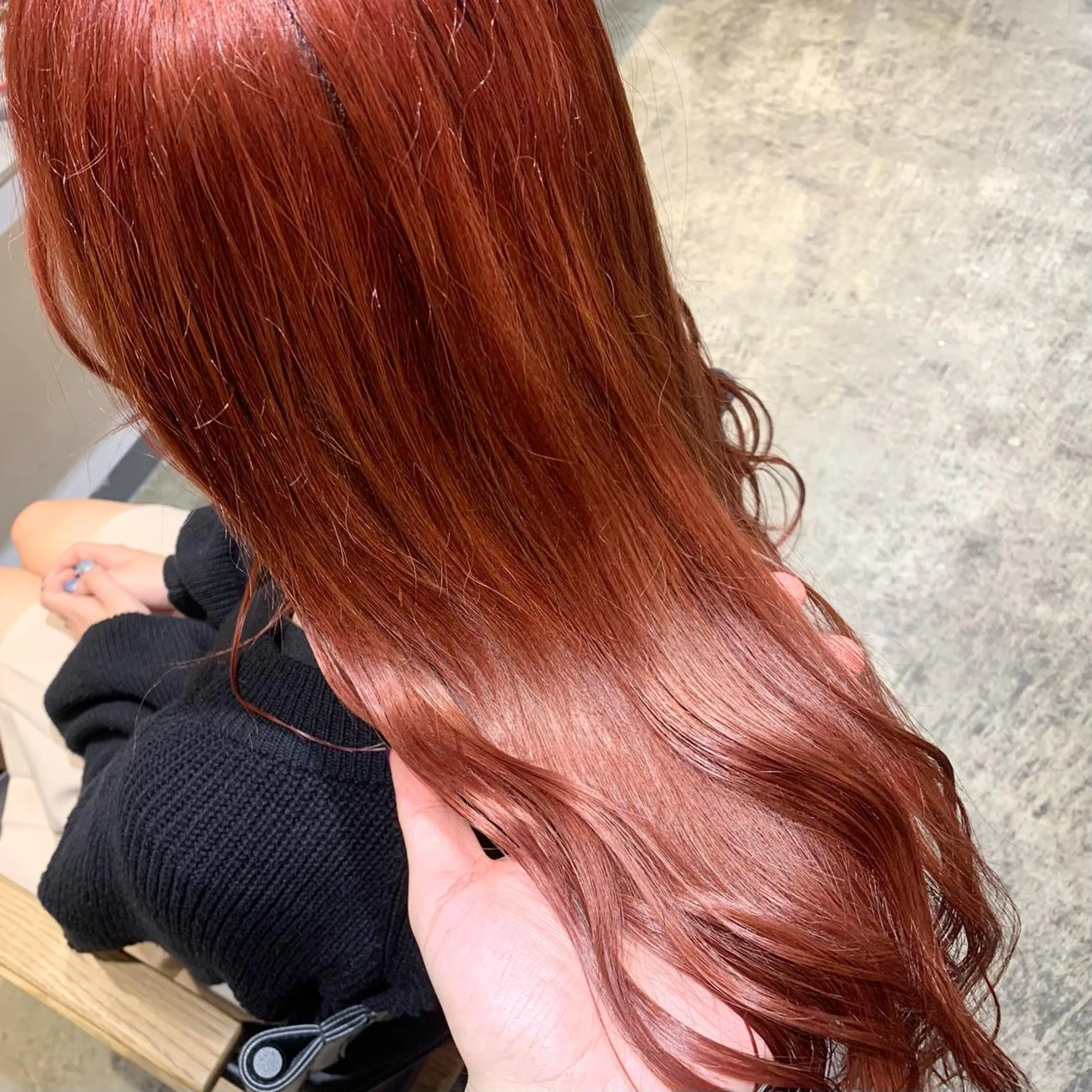 ロング カラー ピンクカラー ✅ケアブリーチ✅ トヨオカ ノブヒデのヘアスタイル