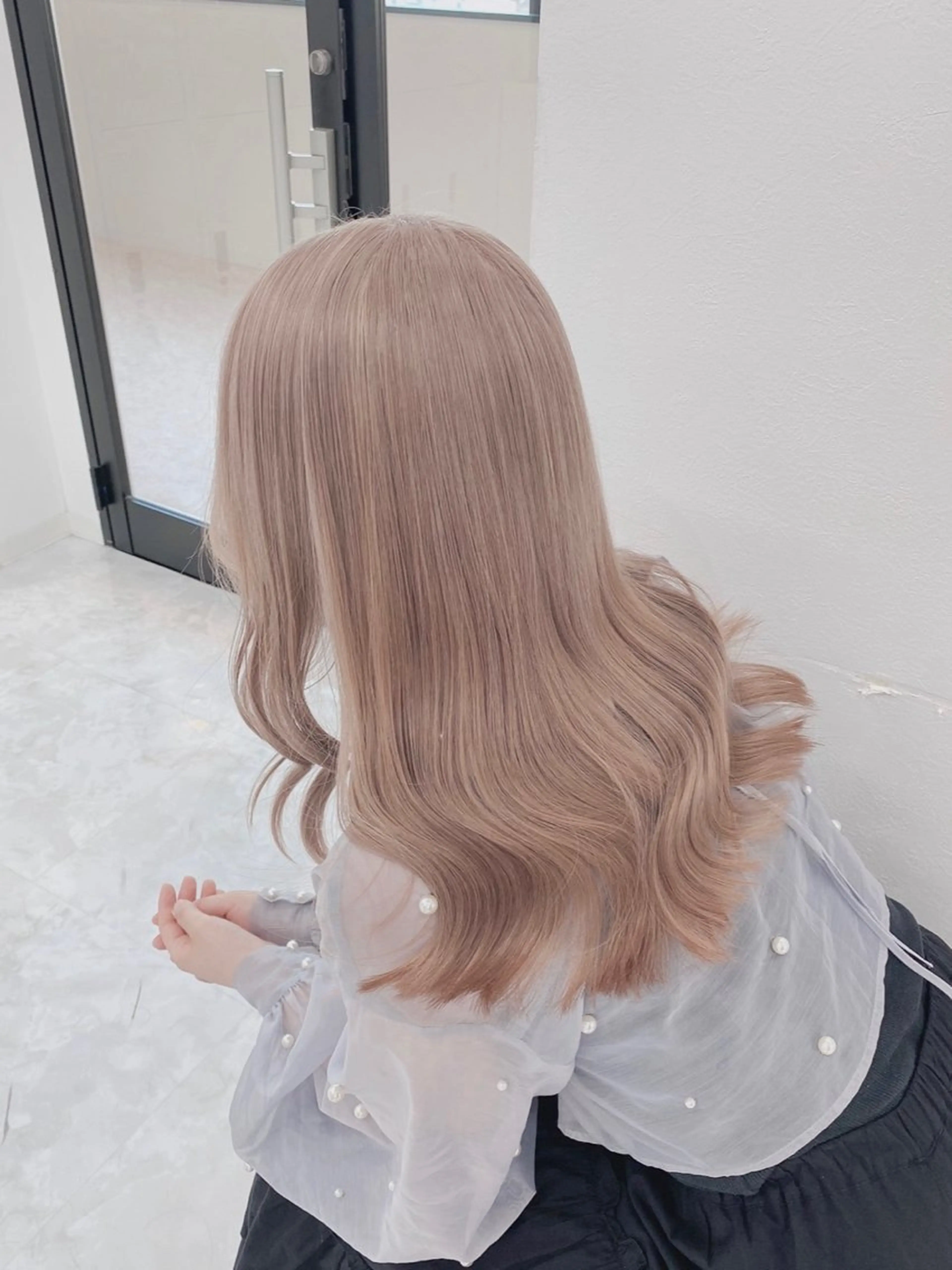 ロング カラー パーマ ヘアアレンジ メンズ SALOWIN所属・色落ちまでかわいい MASATOのヘアスタイル