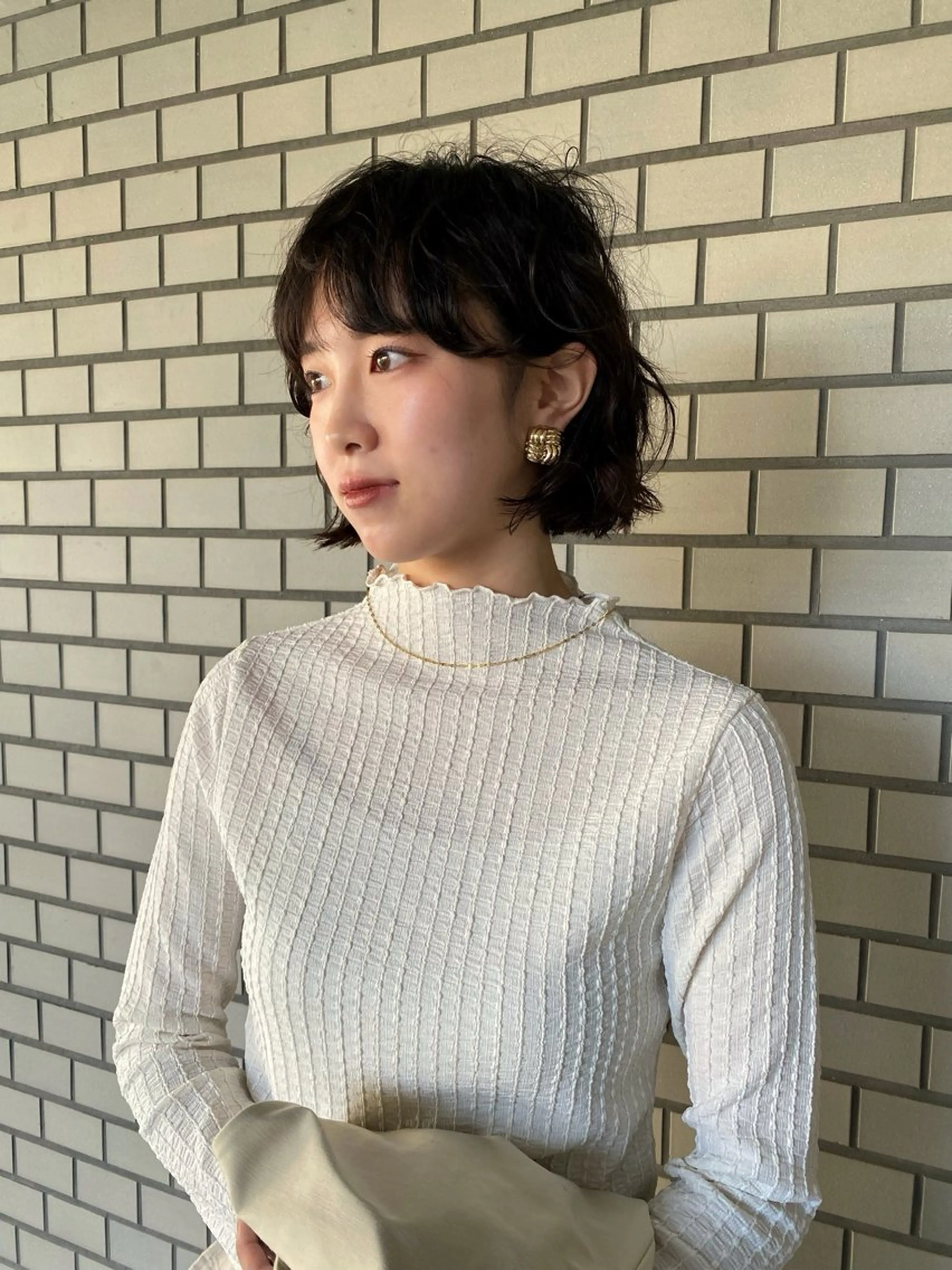 ショート パーマ カット パーマ KEI gattacaのヘアスタイル