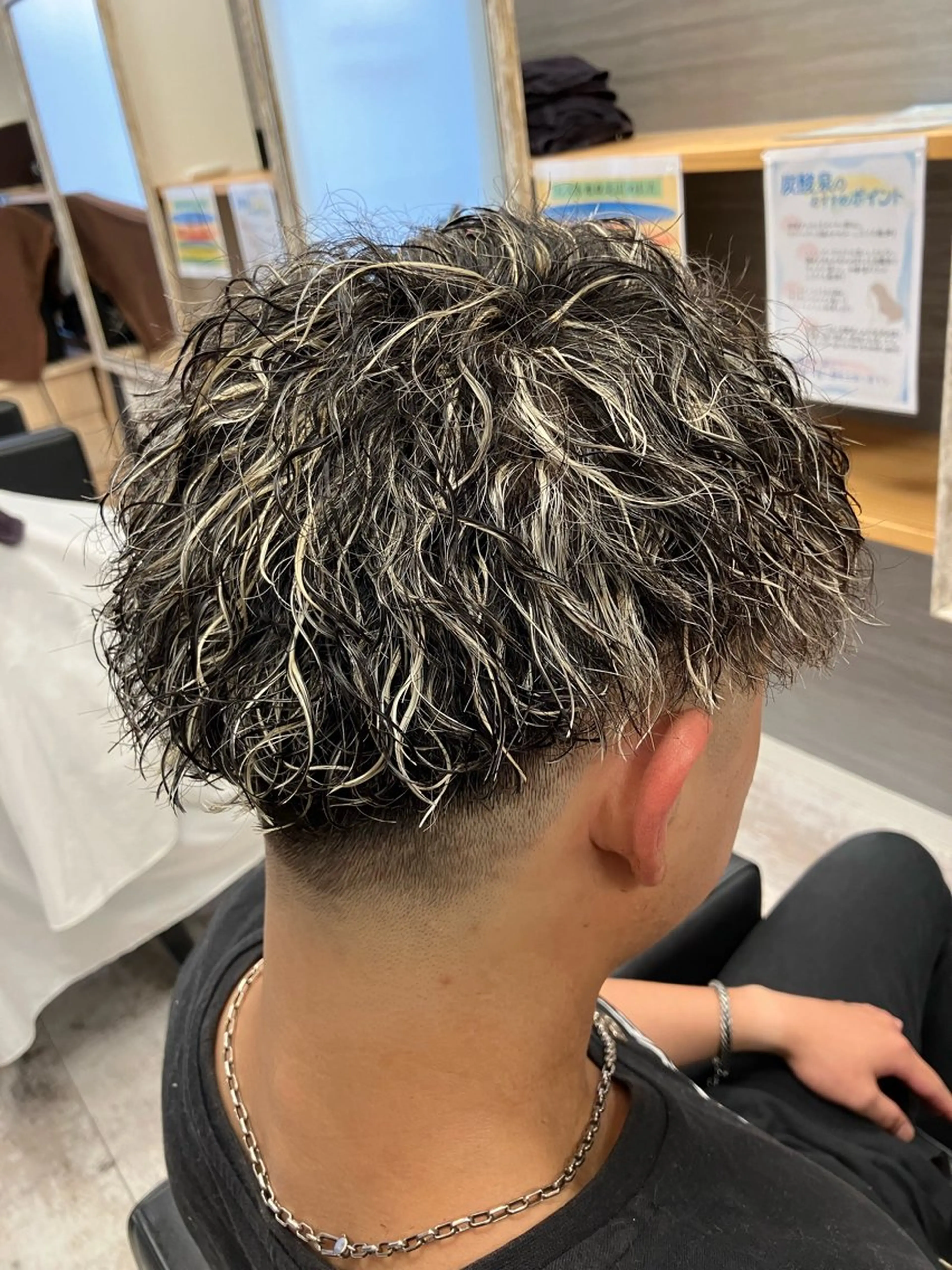 パーマ メンズ カット ヘアカラー メンズ特化/パーマ/ フェードWATARUのヘアスタイル