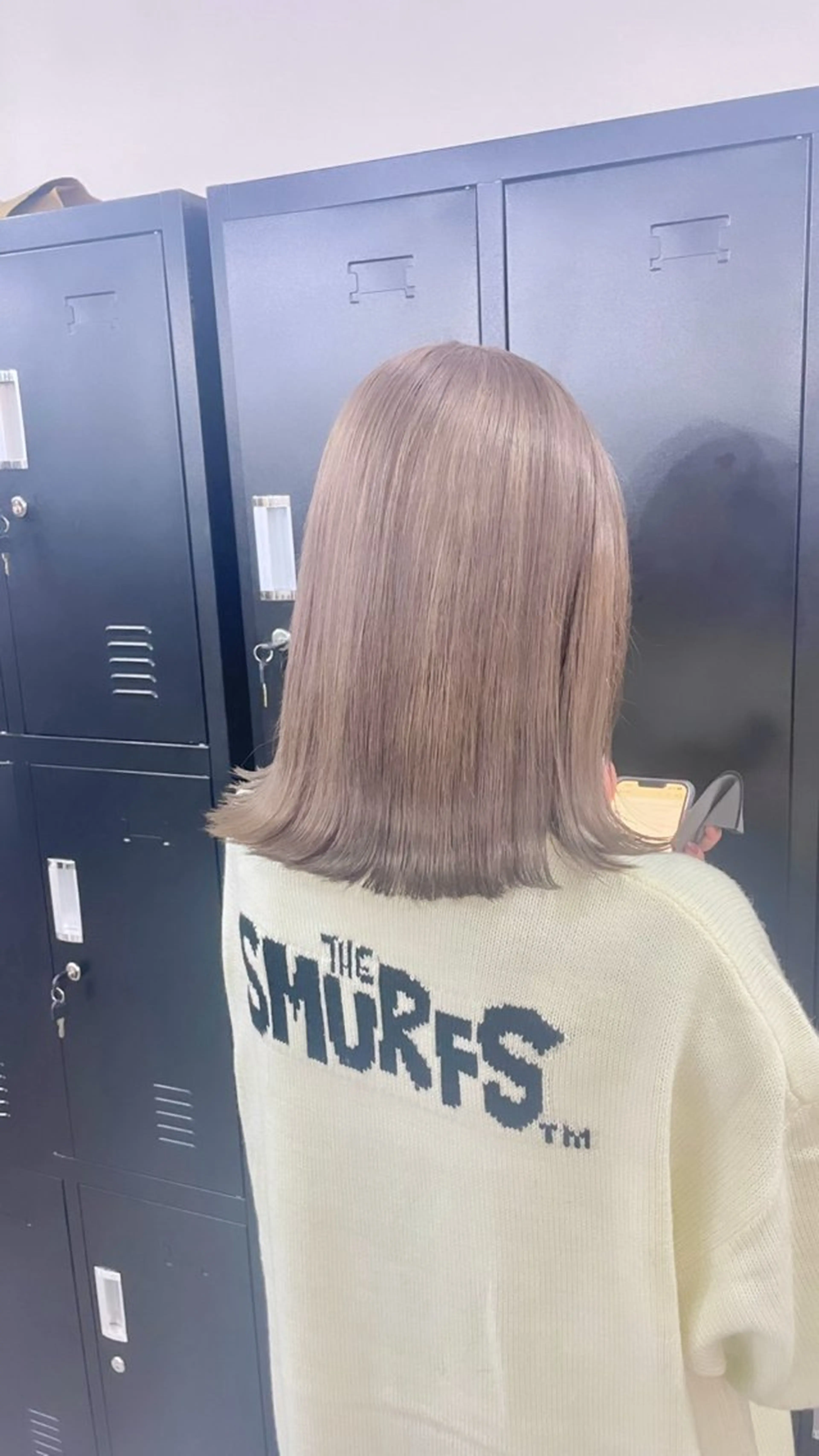 ミディアム カラー パーマ ヘアアレンジ メンズ ショートボブ メンズバレイヤージュ メンズブリーチ メンズハイライト メンズハイトーン eir心斎橋店所属・心斎橋/ハイトーン/ RENのヘアスタイル