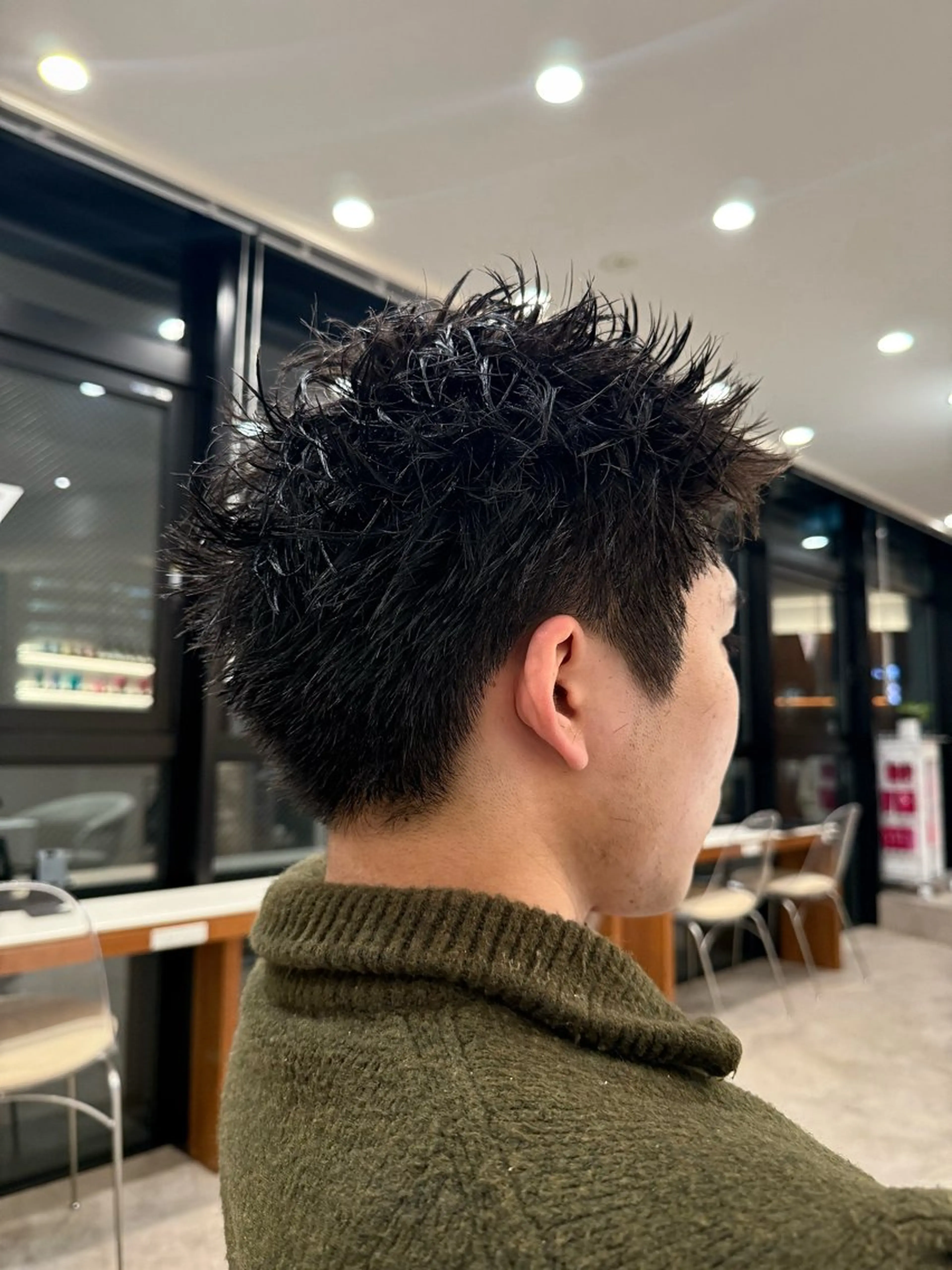 ショート パーマ メンズ メンズパーマ スパイキーショート ショートヘア カット パーマ heavenly by HAVANA新宿所属・メンズショート/ピン パーマ/新宿/フウガのヘアスタイル