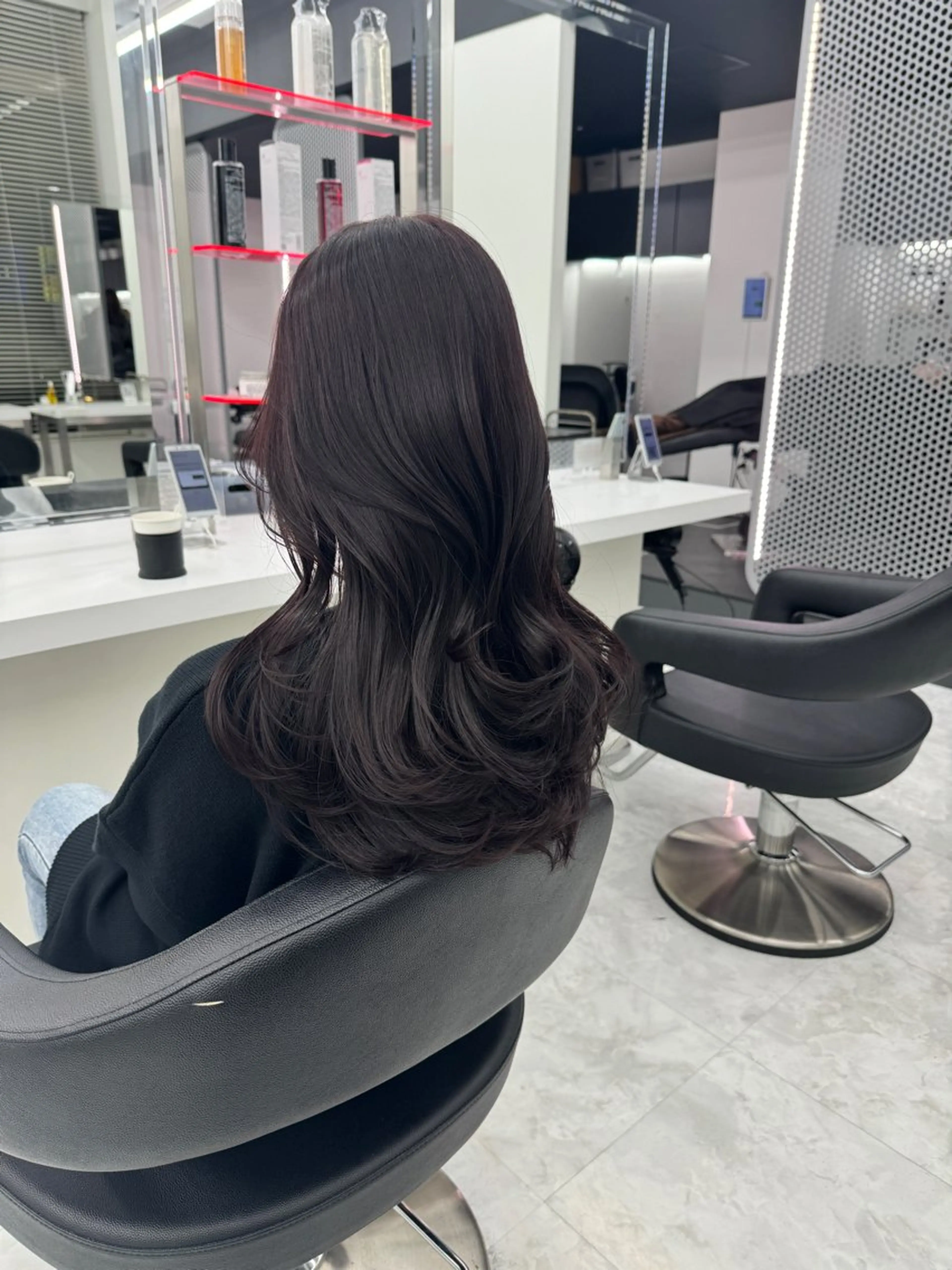 ロング カラー カット ヘアカラー トリートメント ヘッドスパ ヘアセット 💖透明感カラー＆暗 髪専門💖Akariのヘアスタイル
