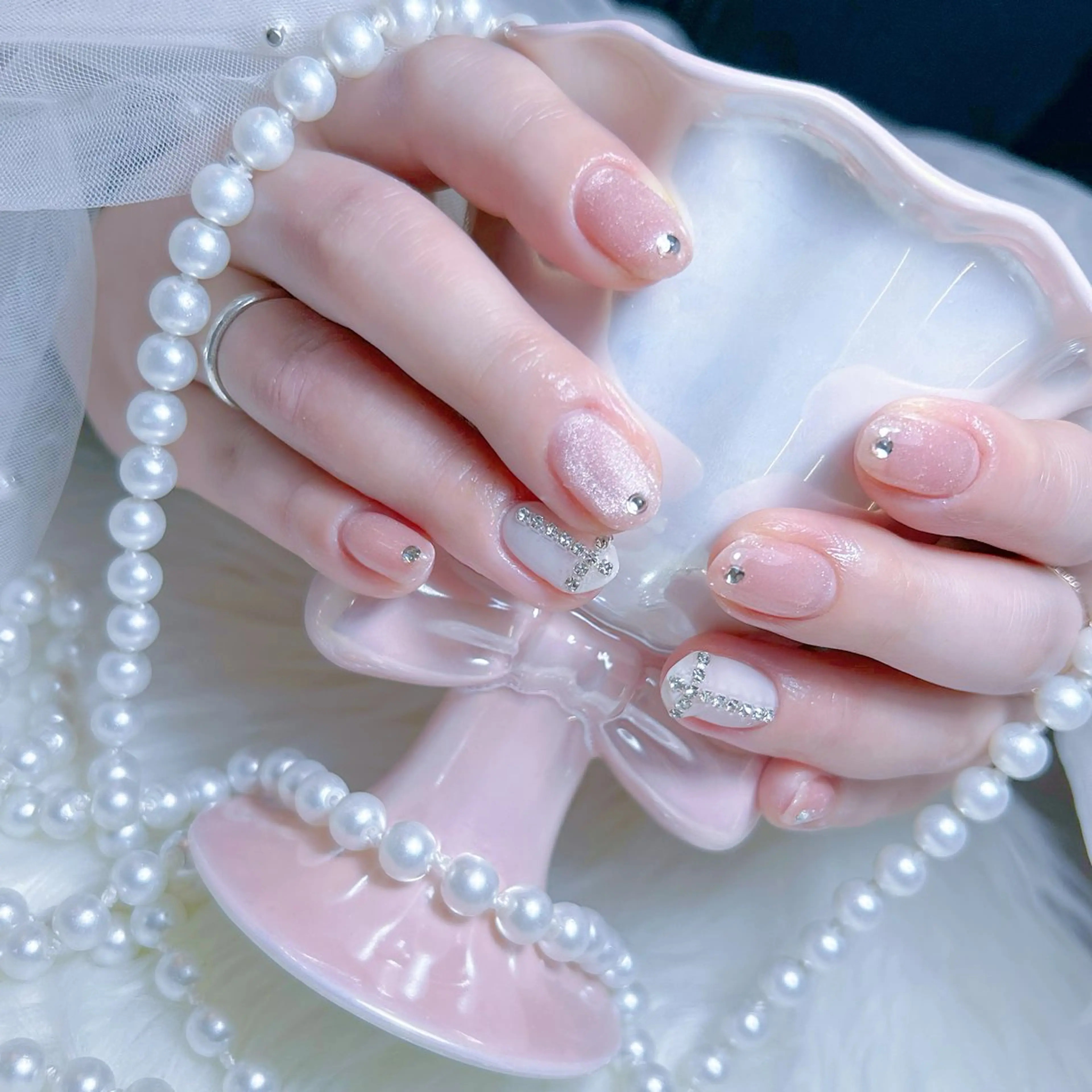 ネイル ハンドネイル Yudia🩵 Yuiのネイルデザイン