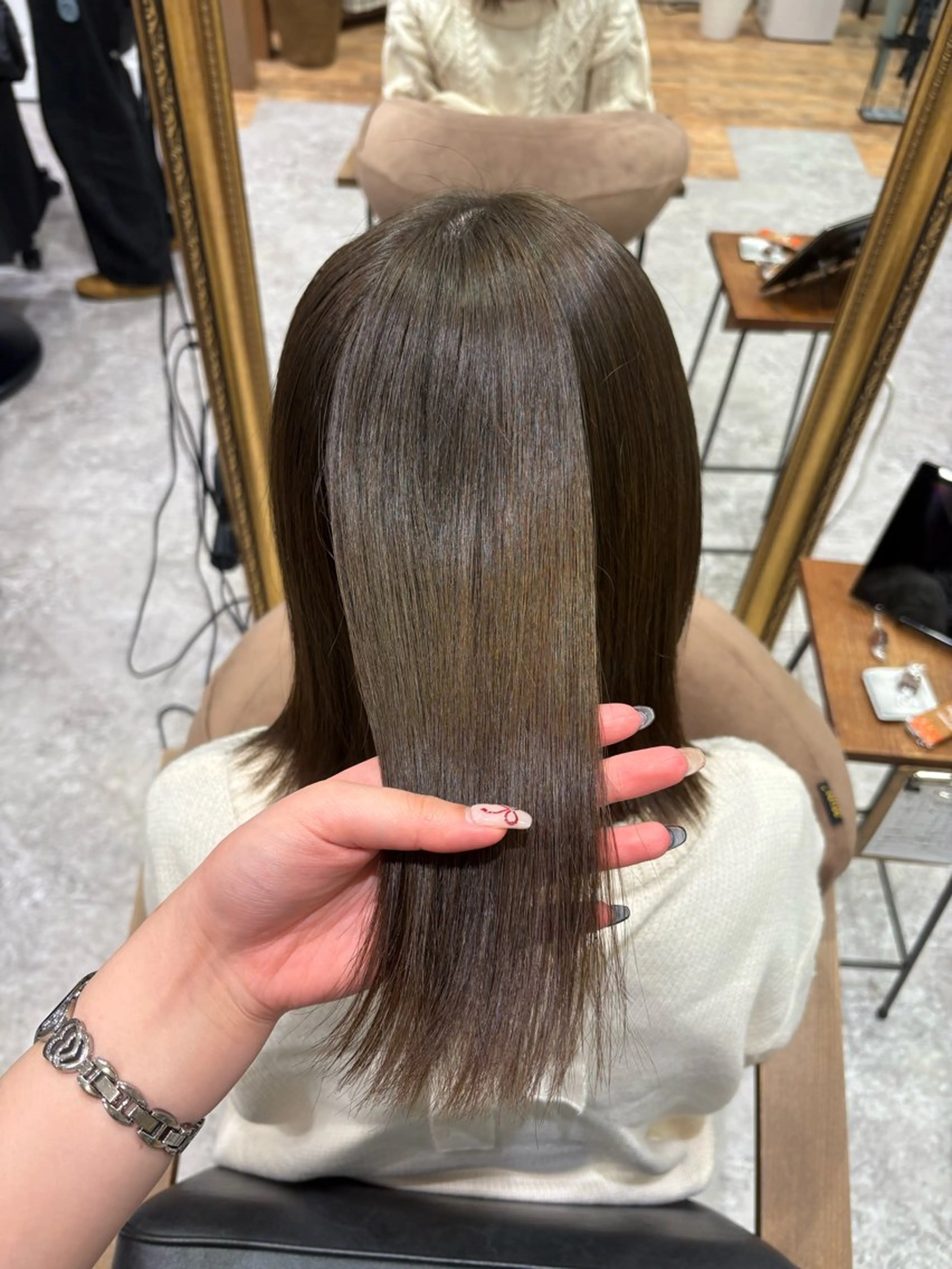 カラー ヘアカラー トリートメント 透明感カラー/ダブル カラー/MAI🎀のヘアスタイル