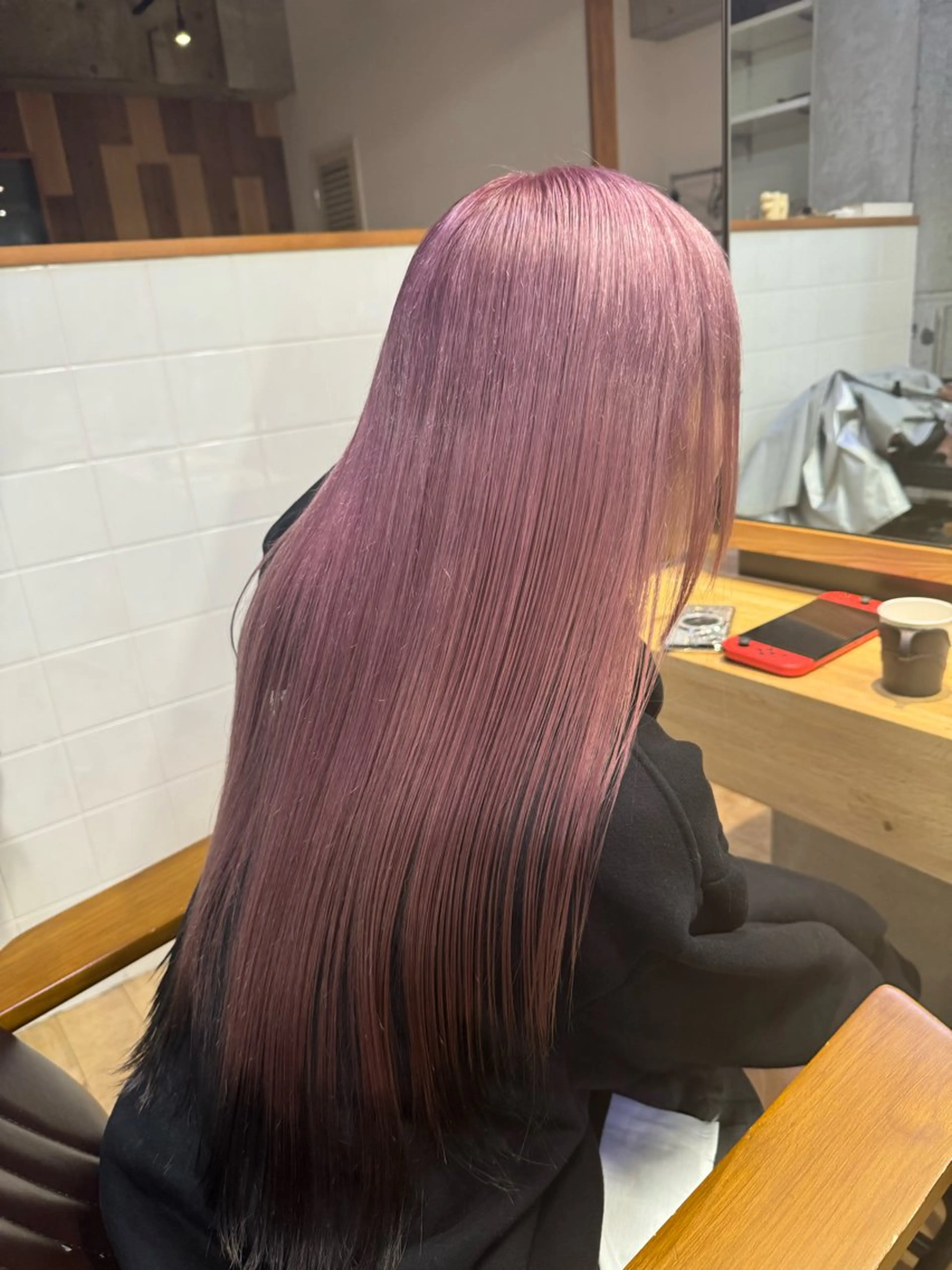 カラー ラベンダーカラー ピンクカラー ピンクラベンダー ヘアカラー OUr-所属・モデル募集中 はくのヘアスタイル