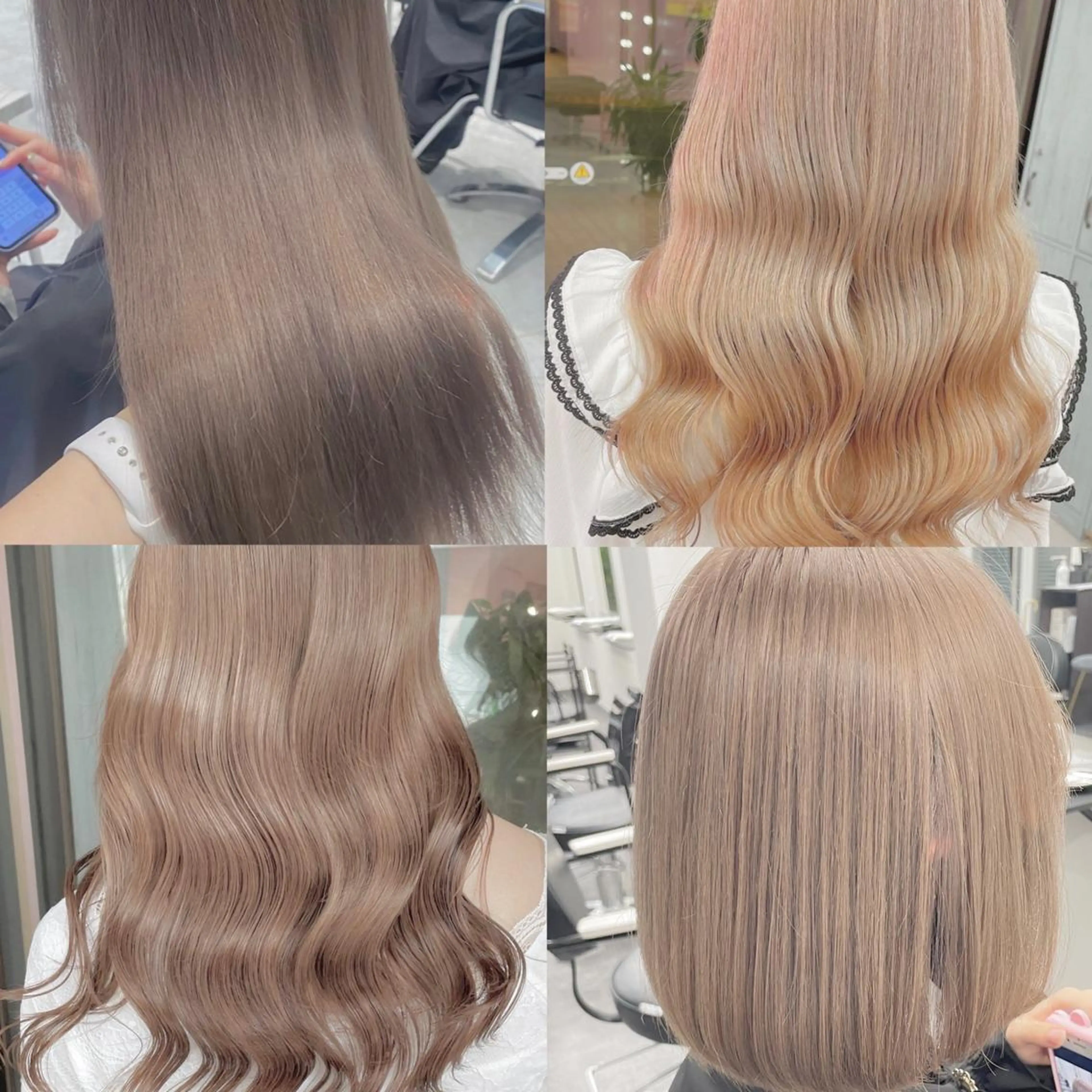 セミロング カラー 〖23時まで営業〗 ️🫧fuwa️🫧のヘアスタイル