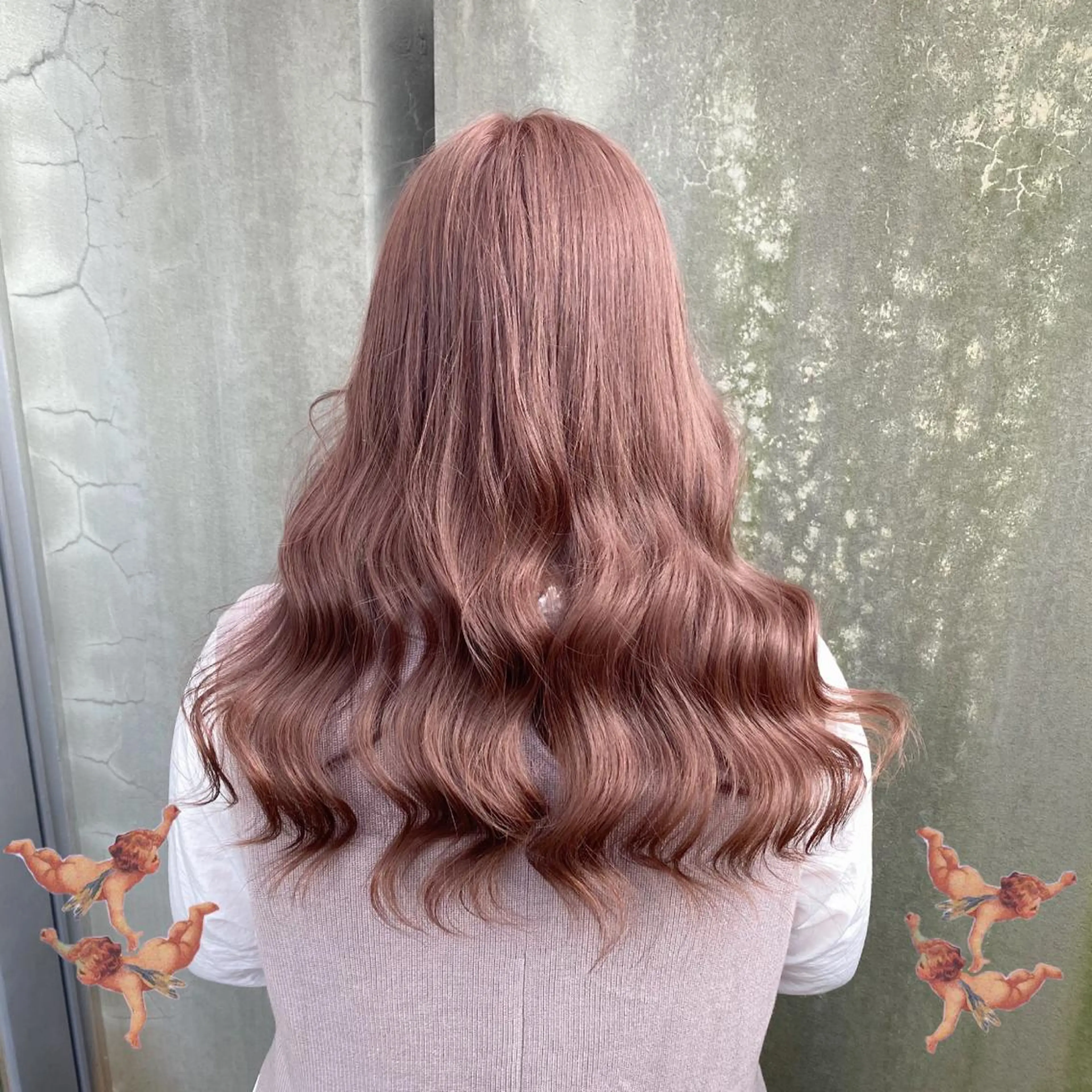 ロング カラー salon village所属・色落ちまで可愛い🧚 心斎橋hikaruのヘアスタイル