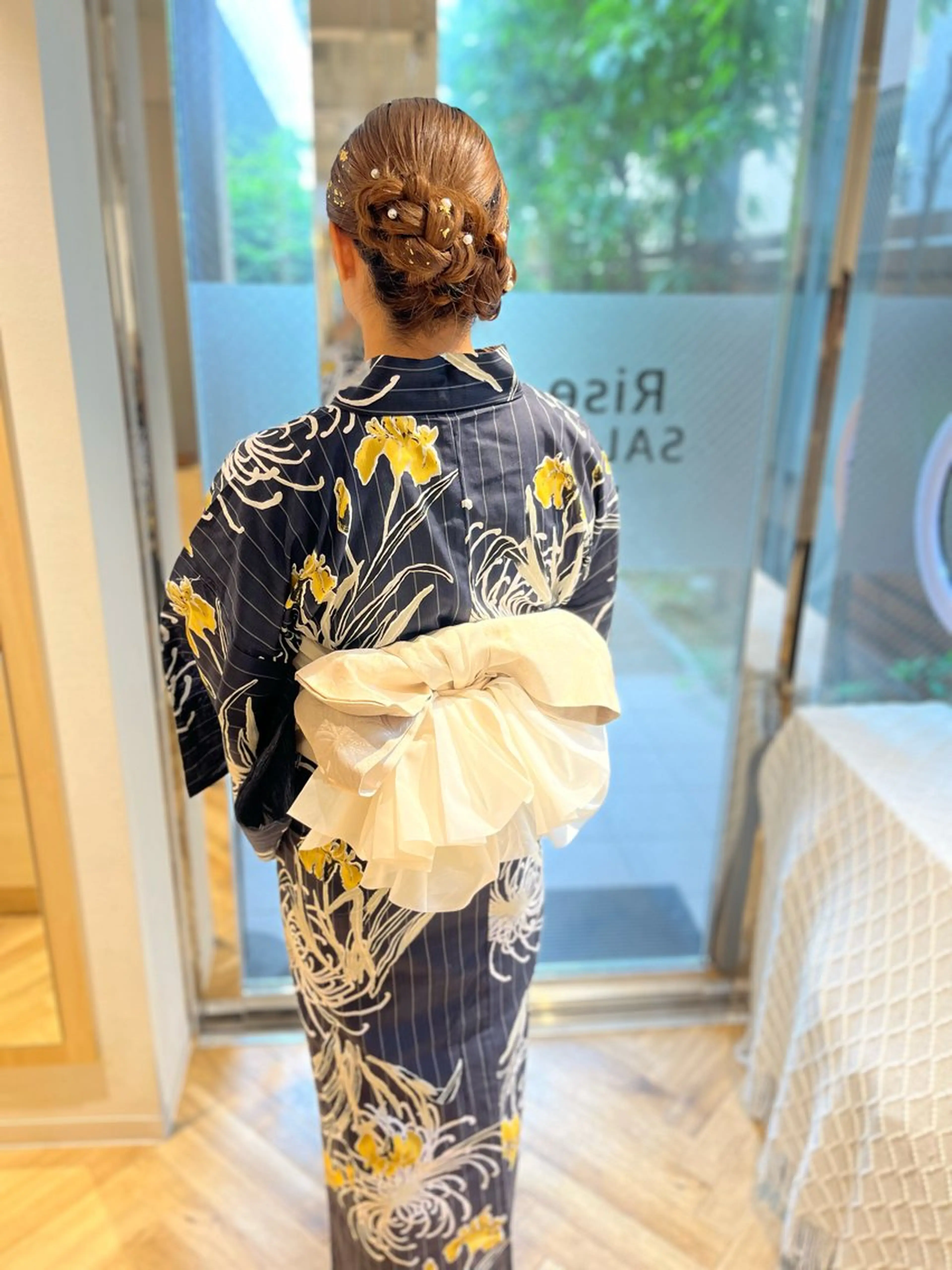 着付け 似合わせヘアメイク 💐オダギリチアキのヘアスタイル