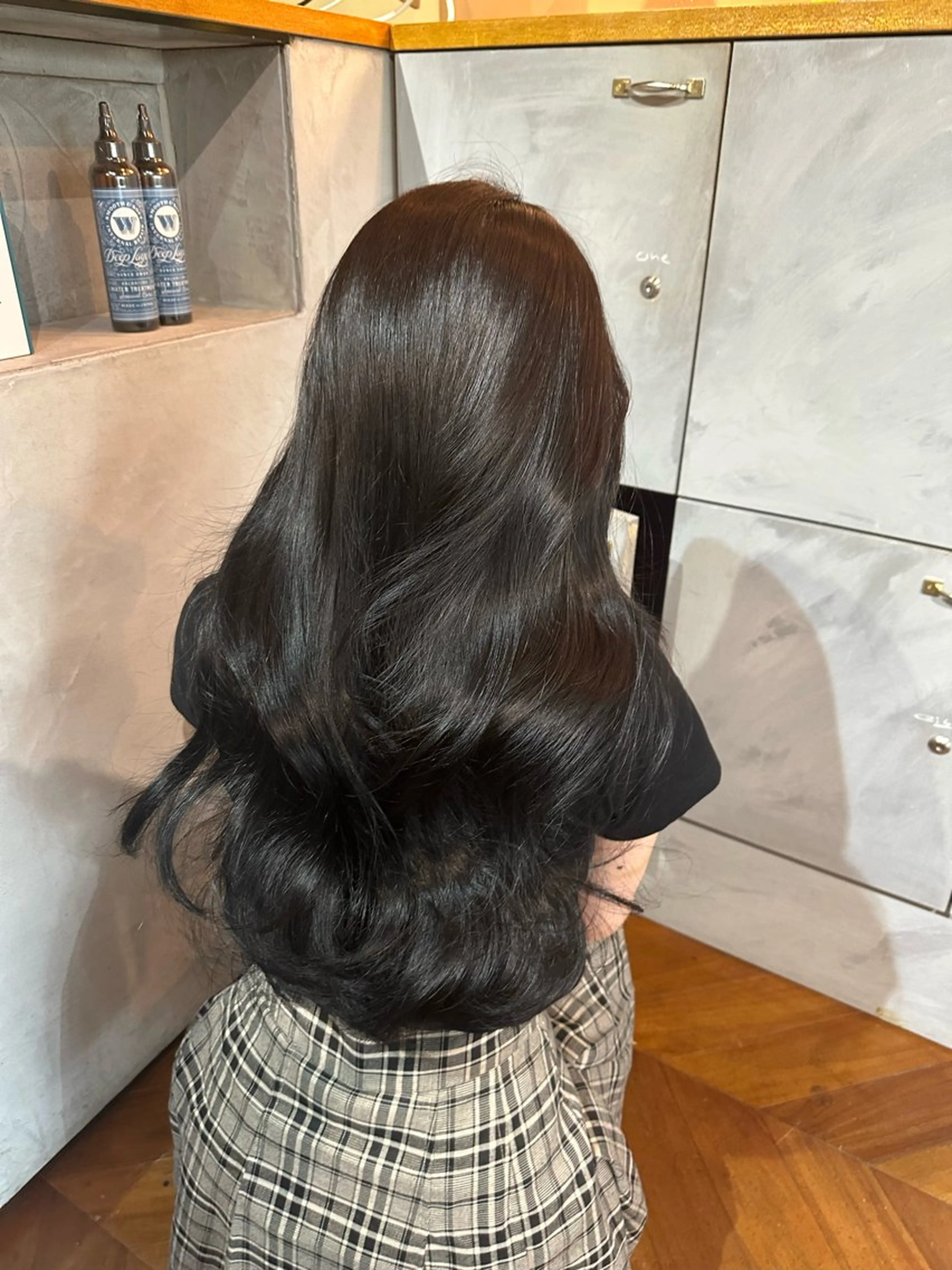 ロング カラー YEAU　PLUS所属・極上の艶髪 RINAのヘアスタイル