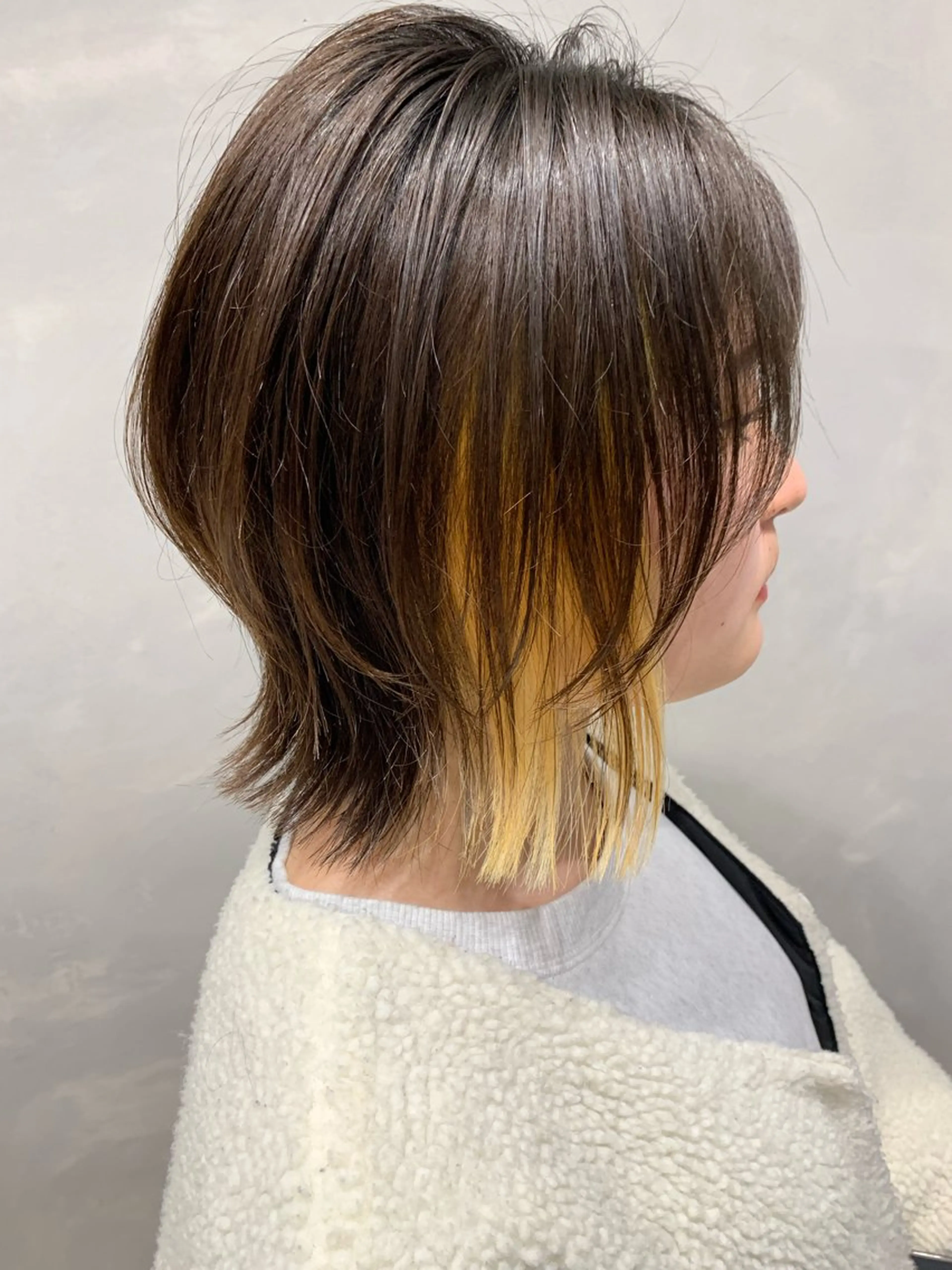 ミディアム カット ヘアカラー トリートメント N°ナンバー _naoのヘアスタイル
