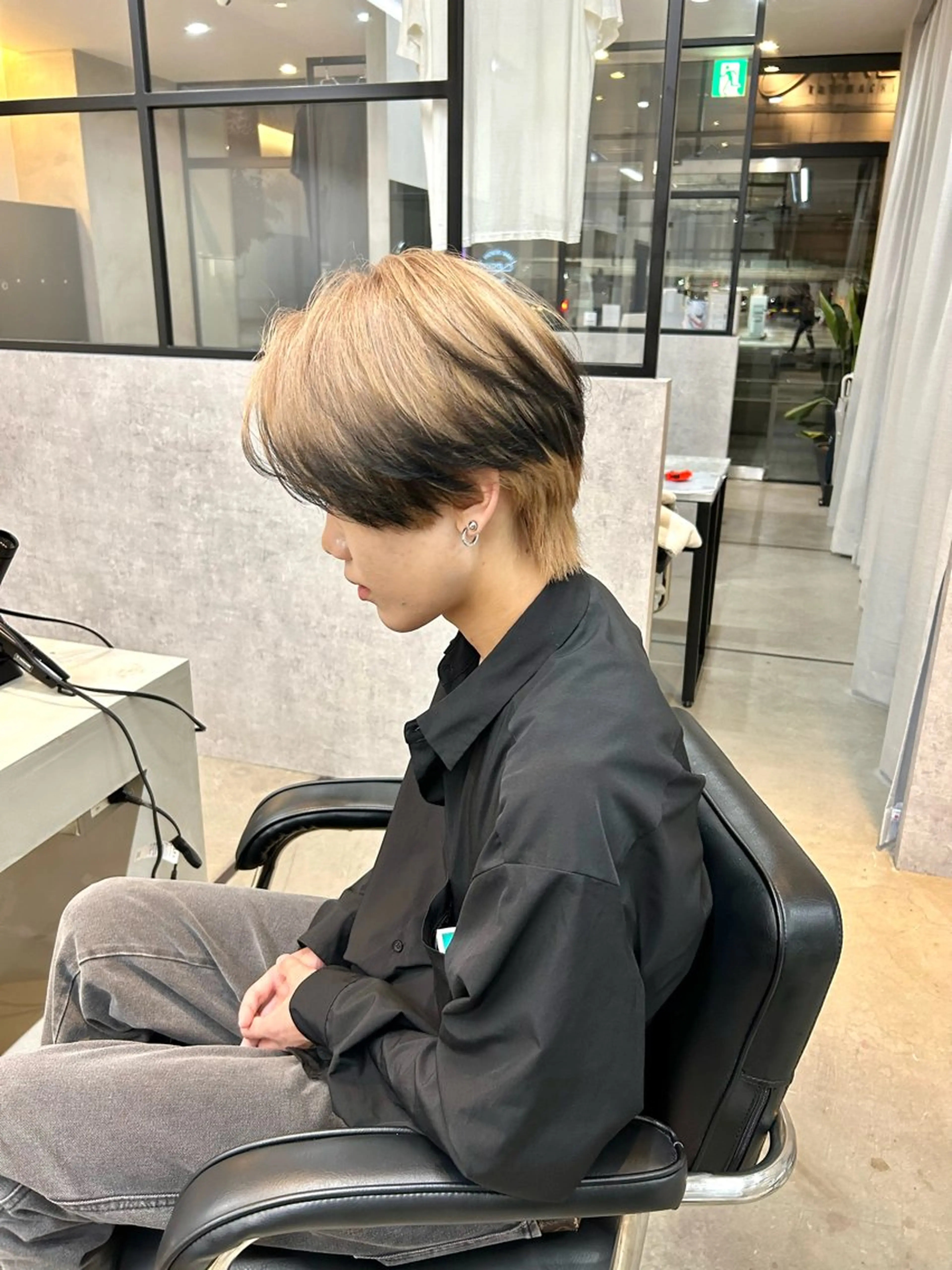 ショート カラー ヘアカラー トリートメント mood tatemachiのヘアスタイル