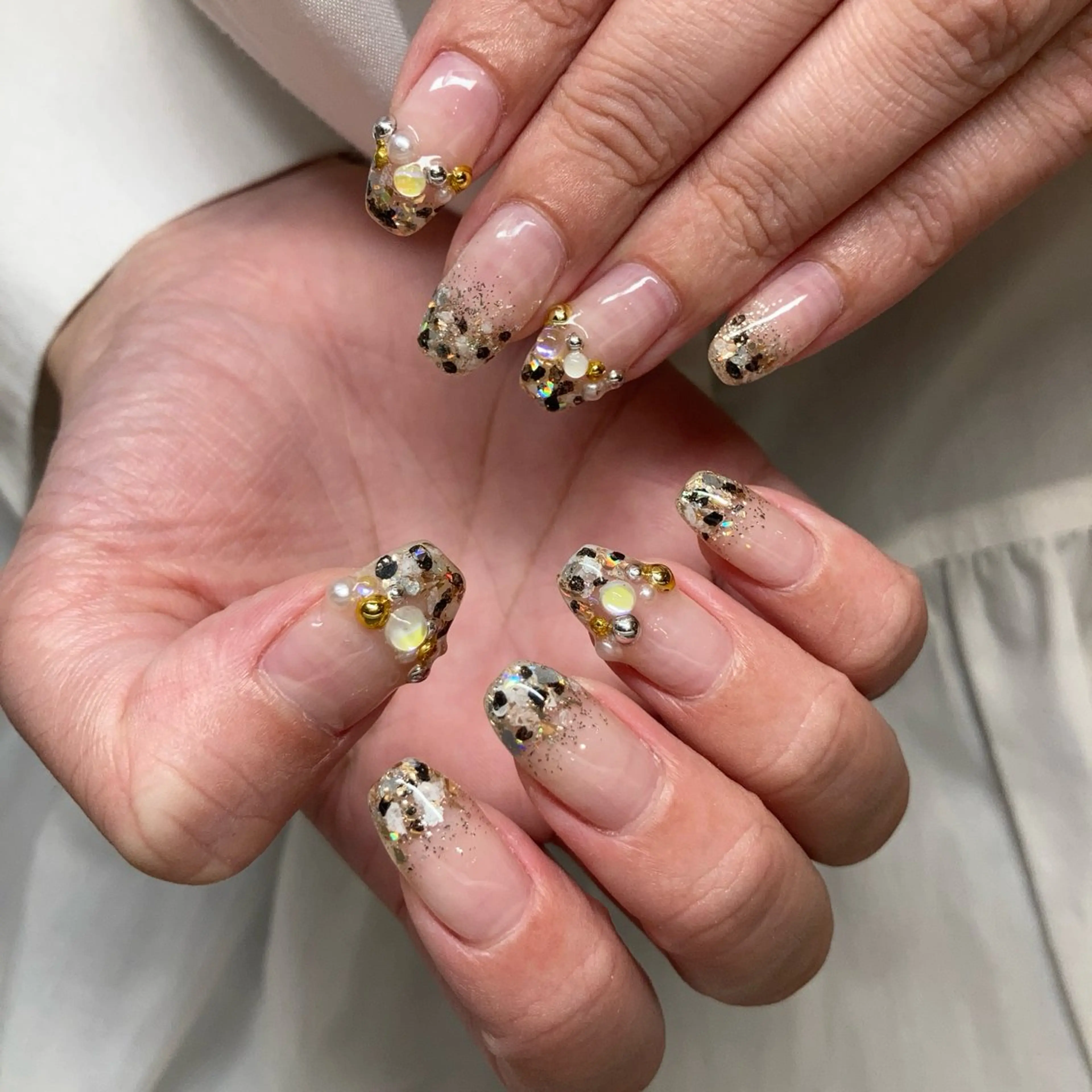 ネイル アートネイル ラメ(グリッター) ハンドネイル Mahalo Nailのネイルデザイン