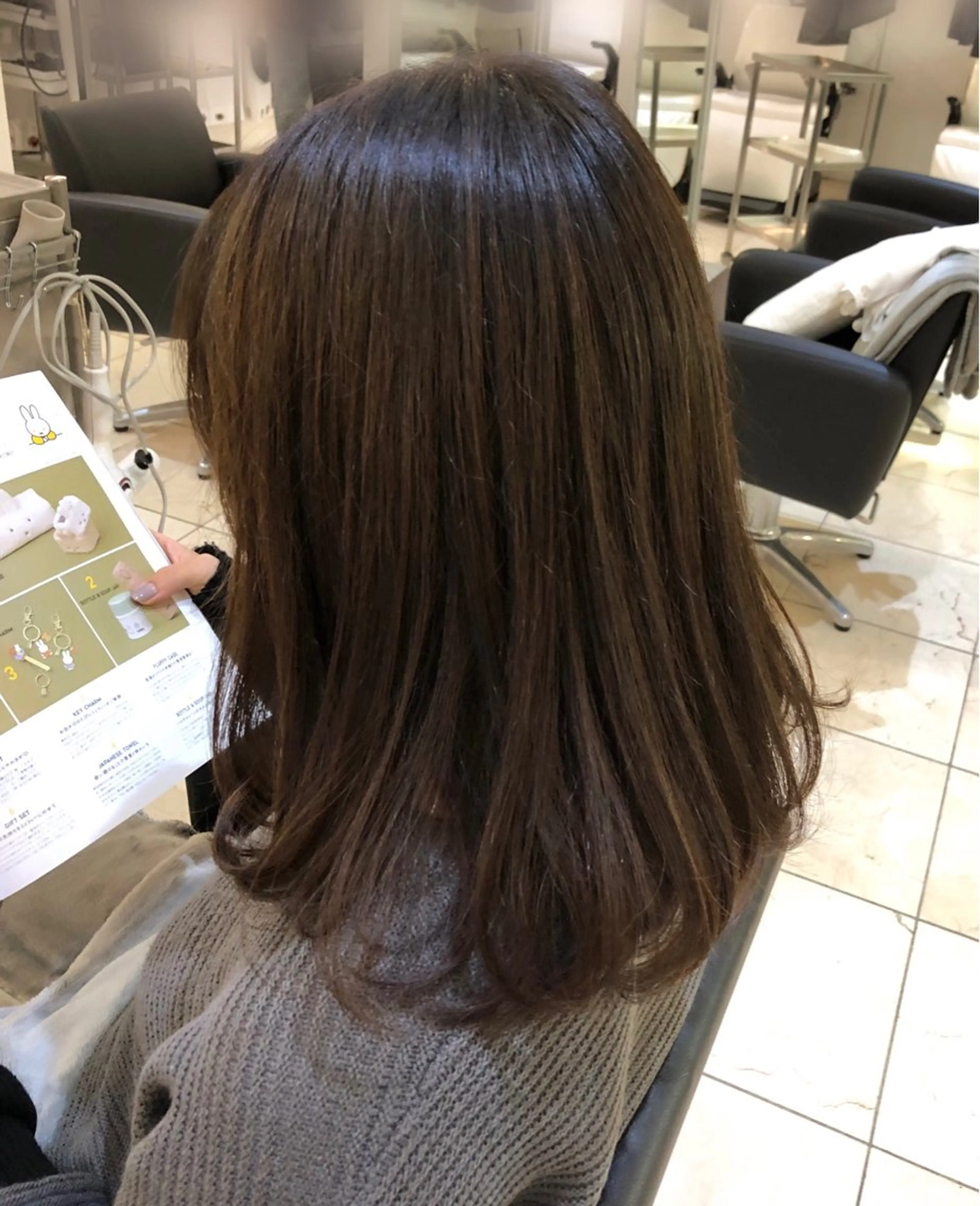 ミディアム カラー ボブミディパーマ❤︎ mizukiのヘアスタイル
