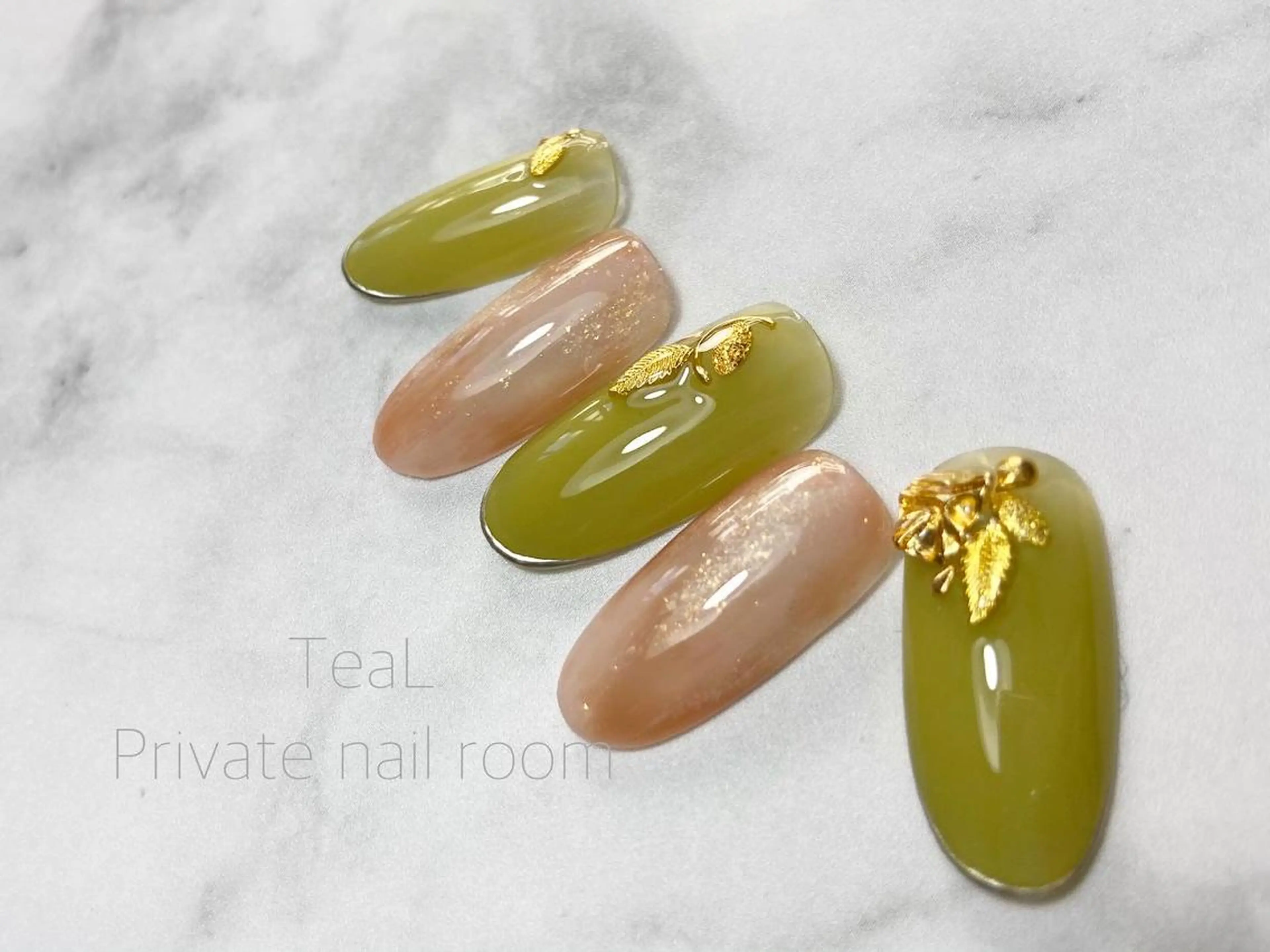 ネイル ハンドネイル TeaL nailのネイルデザイン