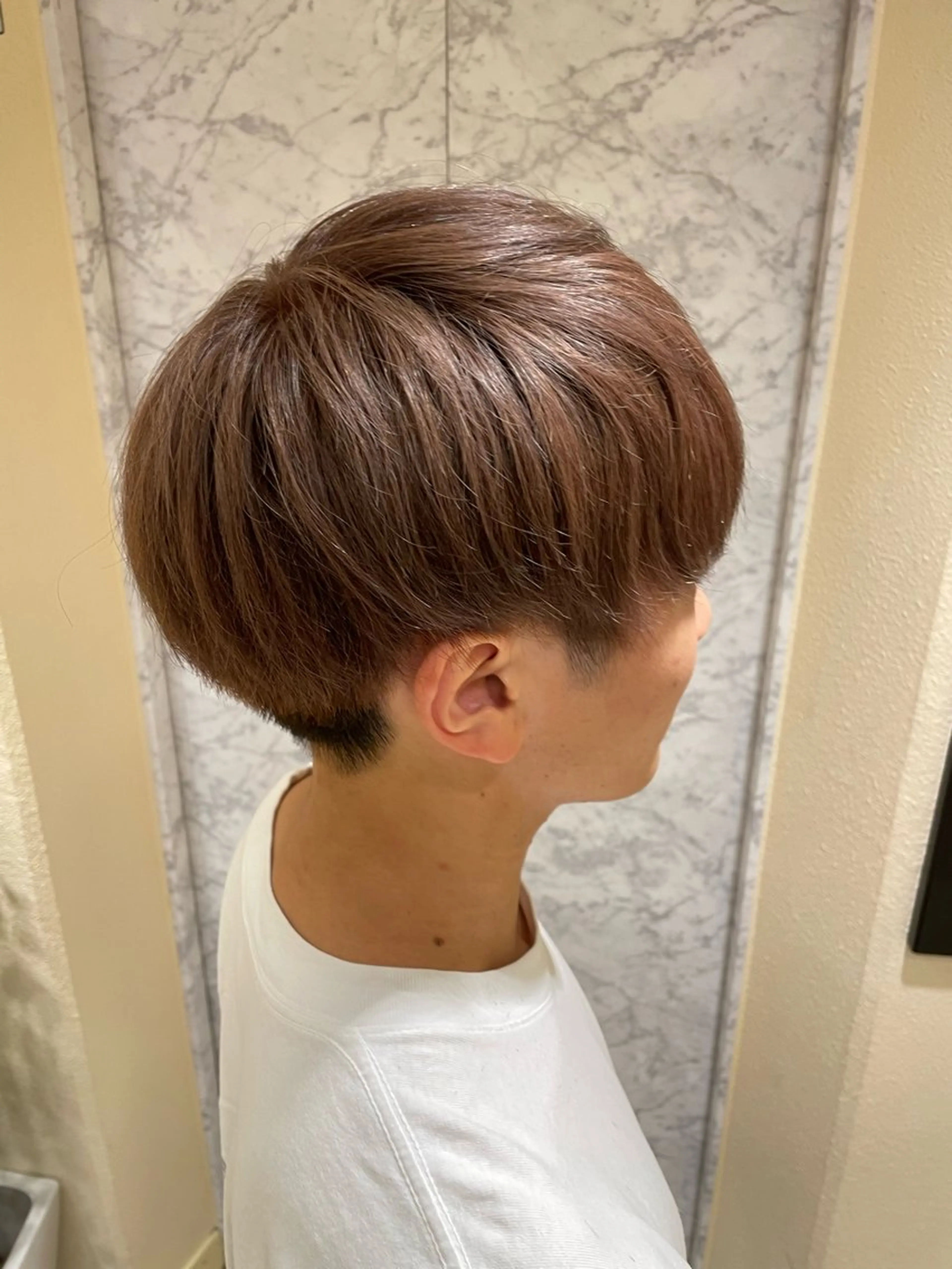 カラー メンズ ベージュカラー ミルクティーベージュ カット ヘアカラー 🫧men's 相模大野🫧兼子　昇のヘアスタイル