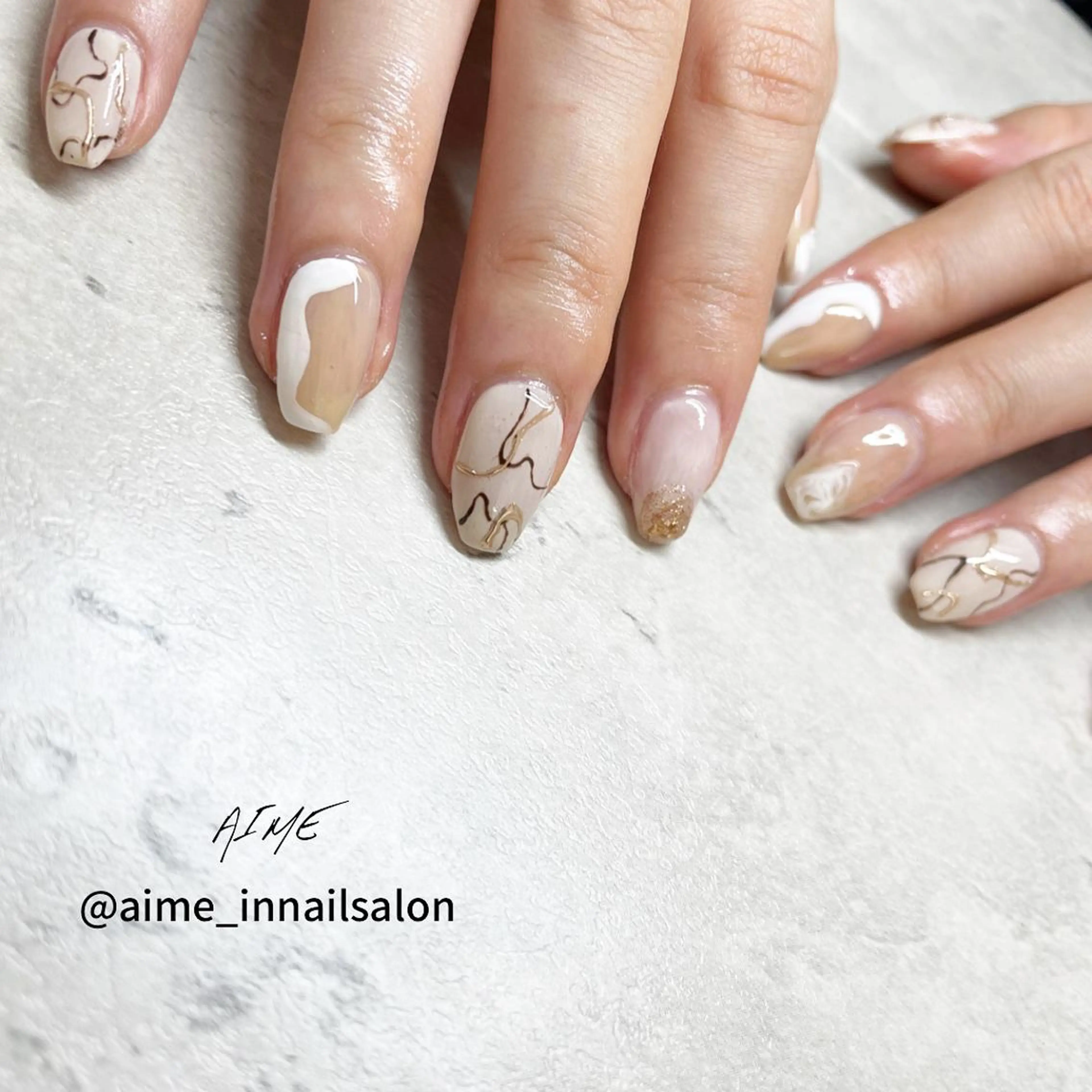 ネイル ハンドネイル AIME （momo）のネイルデザイン