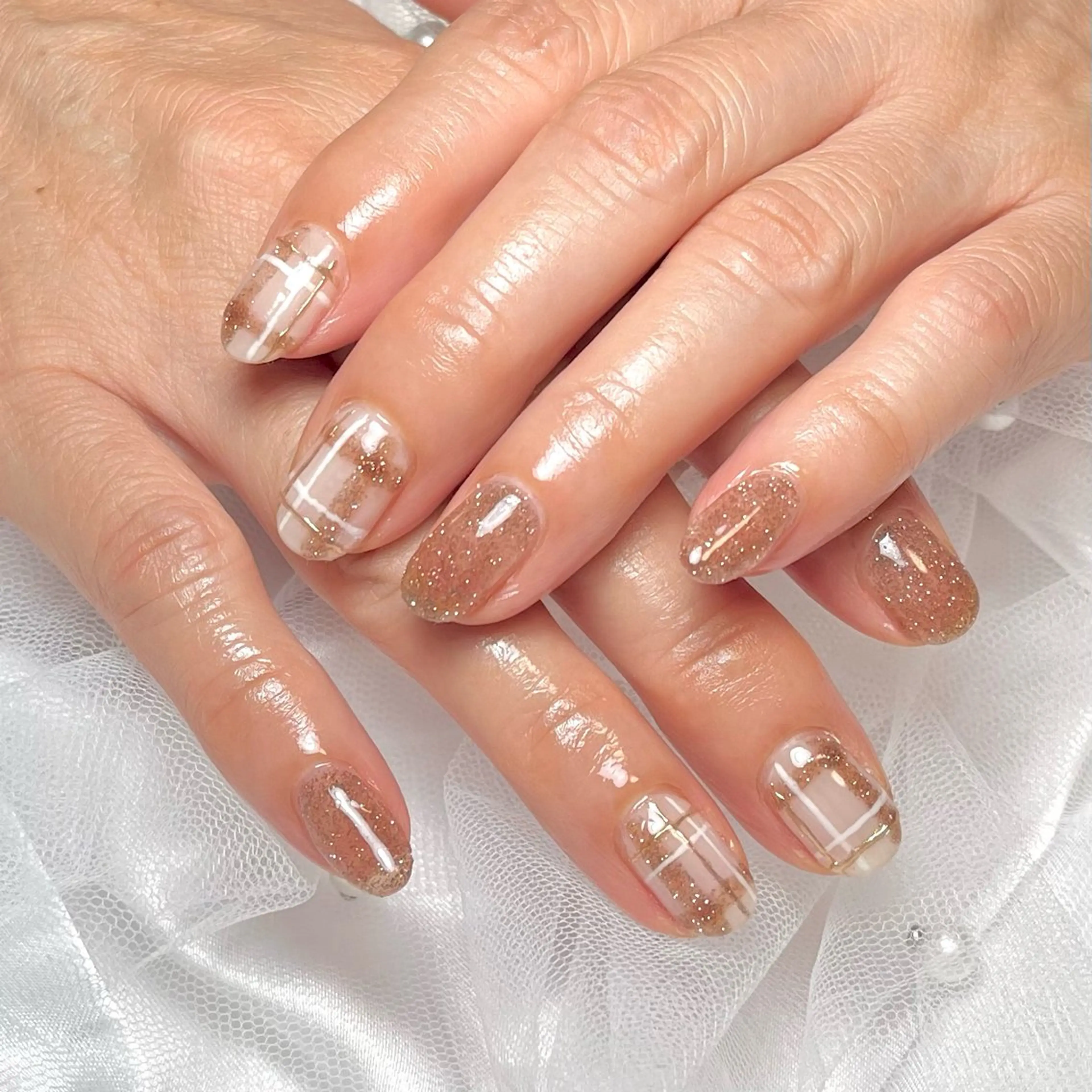 ネイル ブラウン COCO  NAIL所属・COCO NAILのネイルデザイン