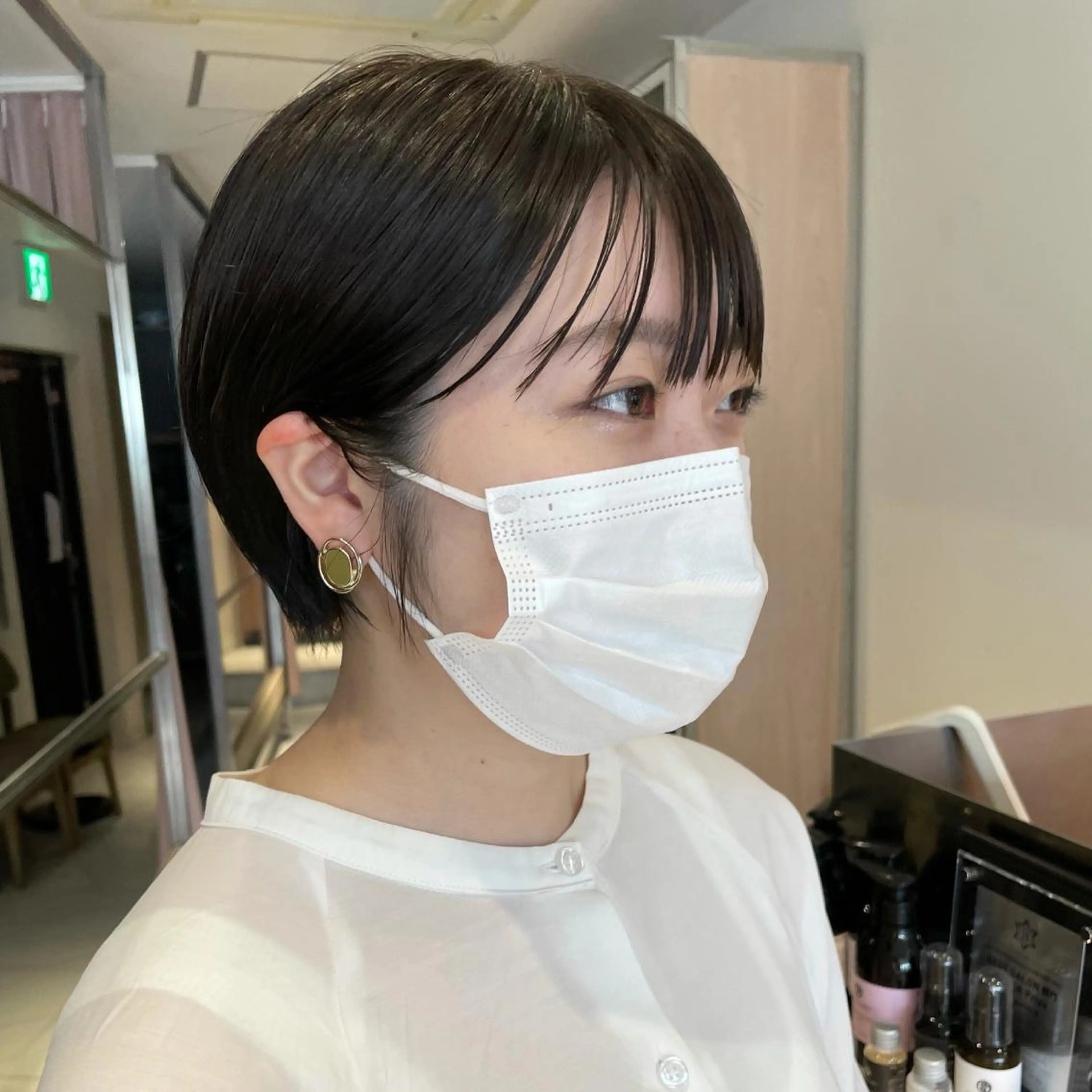 ショート カット ヘアカラー トリートメント 柔らか透け感カラー 🌿ムロヤリョウスケのヘアスタイル