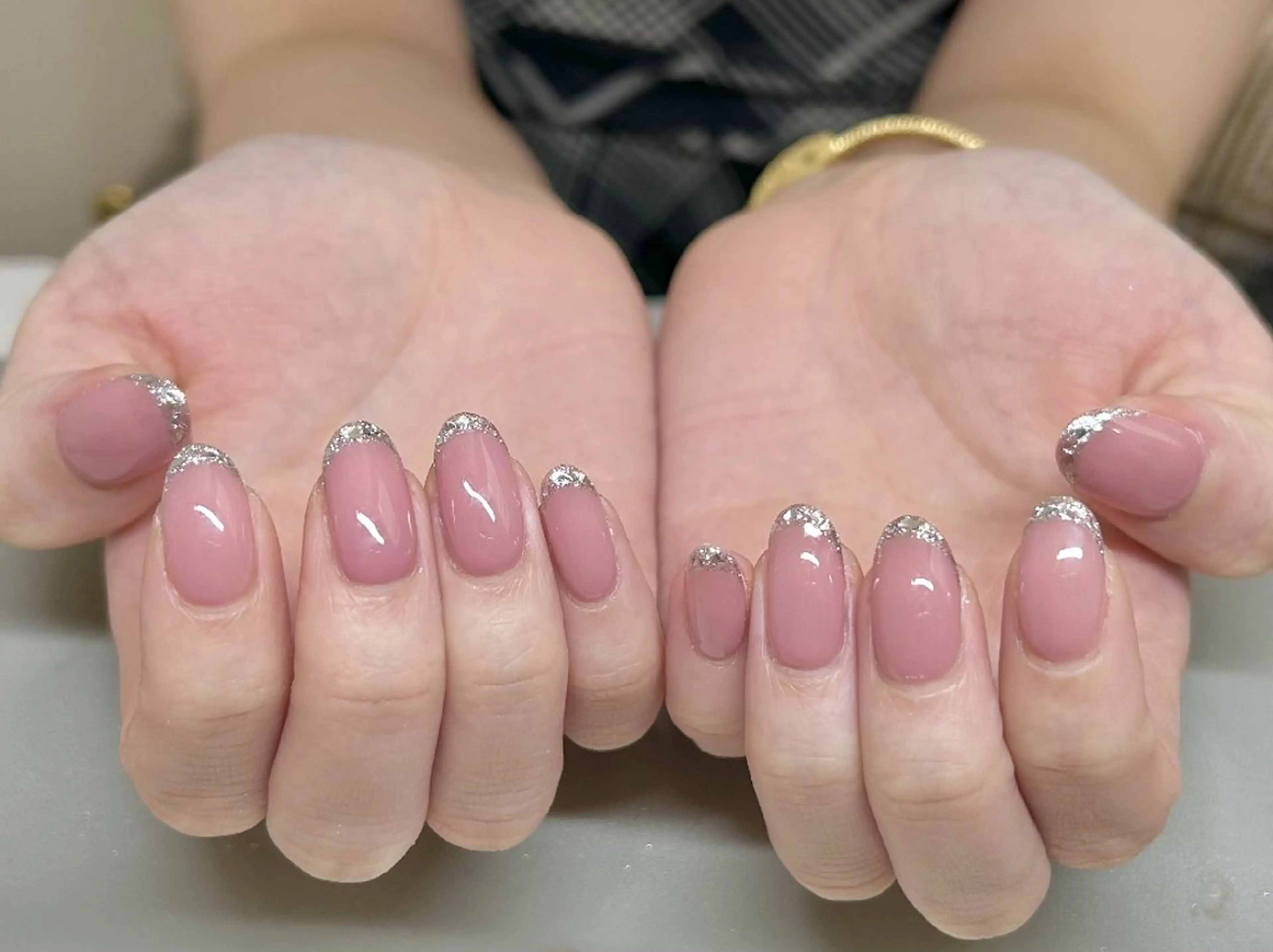 ネイル フットネイル フレンチネイル ジェルネイル ガラスフレンチ 韓国ネイル ハンドネイル ハンドケア The  Nail 新大久保店のその他イメージ