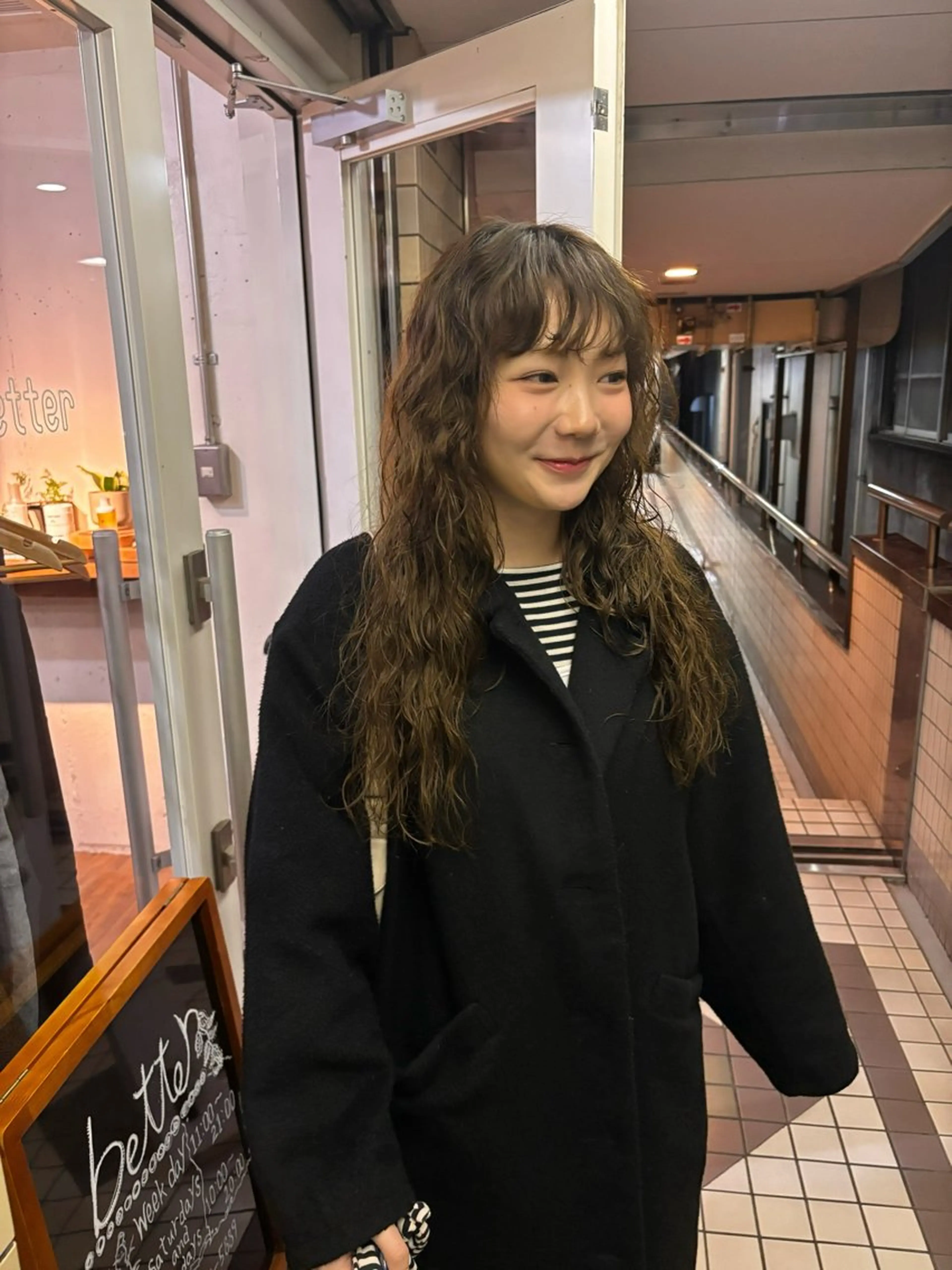 ロング パーマ カット パーマ kaito パーマ募集🌀😵‍のヘアスタイル
