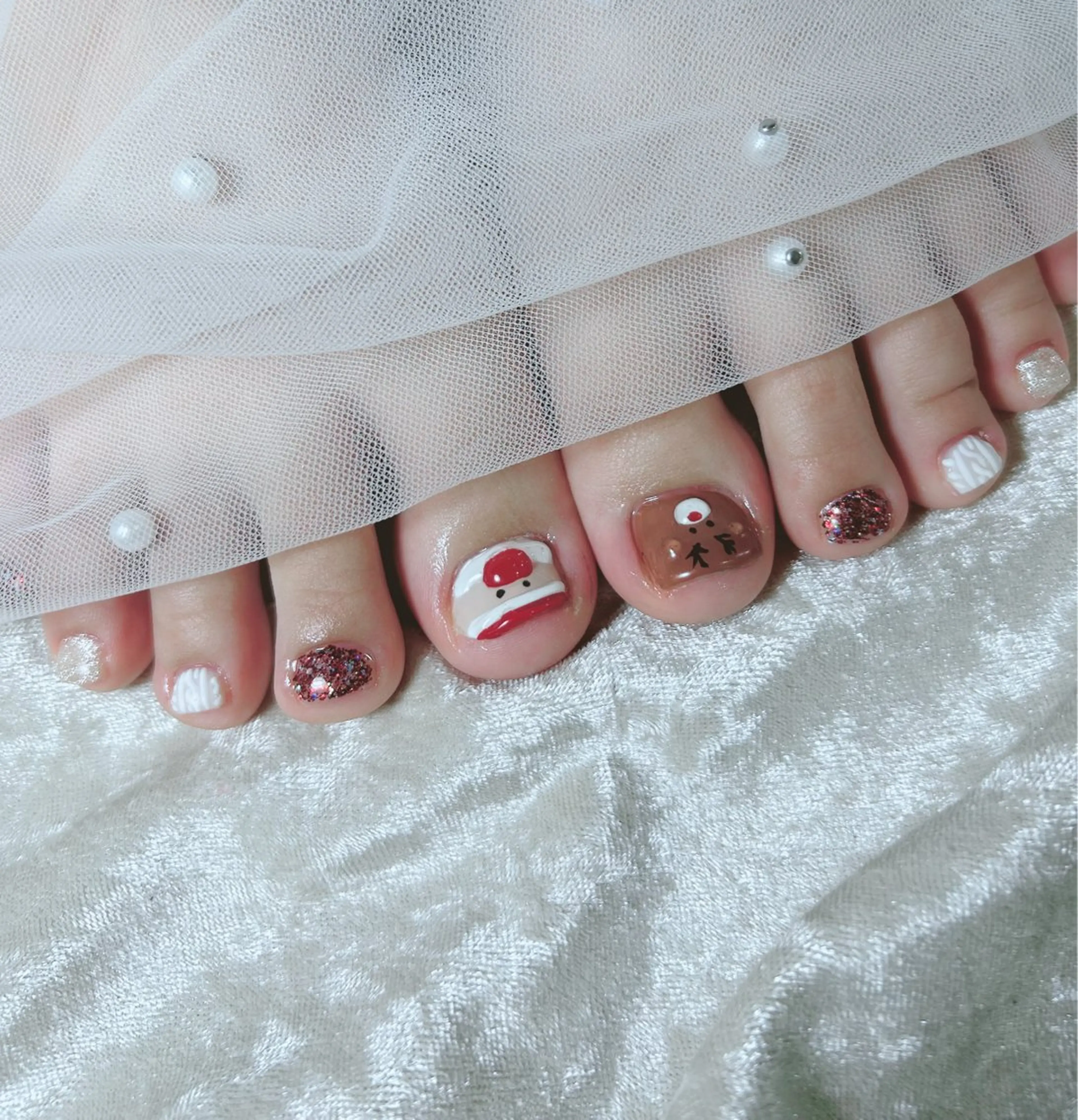 ネイル フットネイル Monart♡ 石光のネイルデザイン