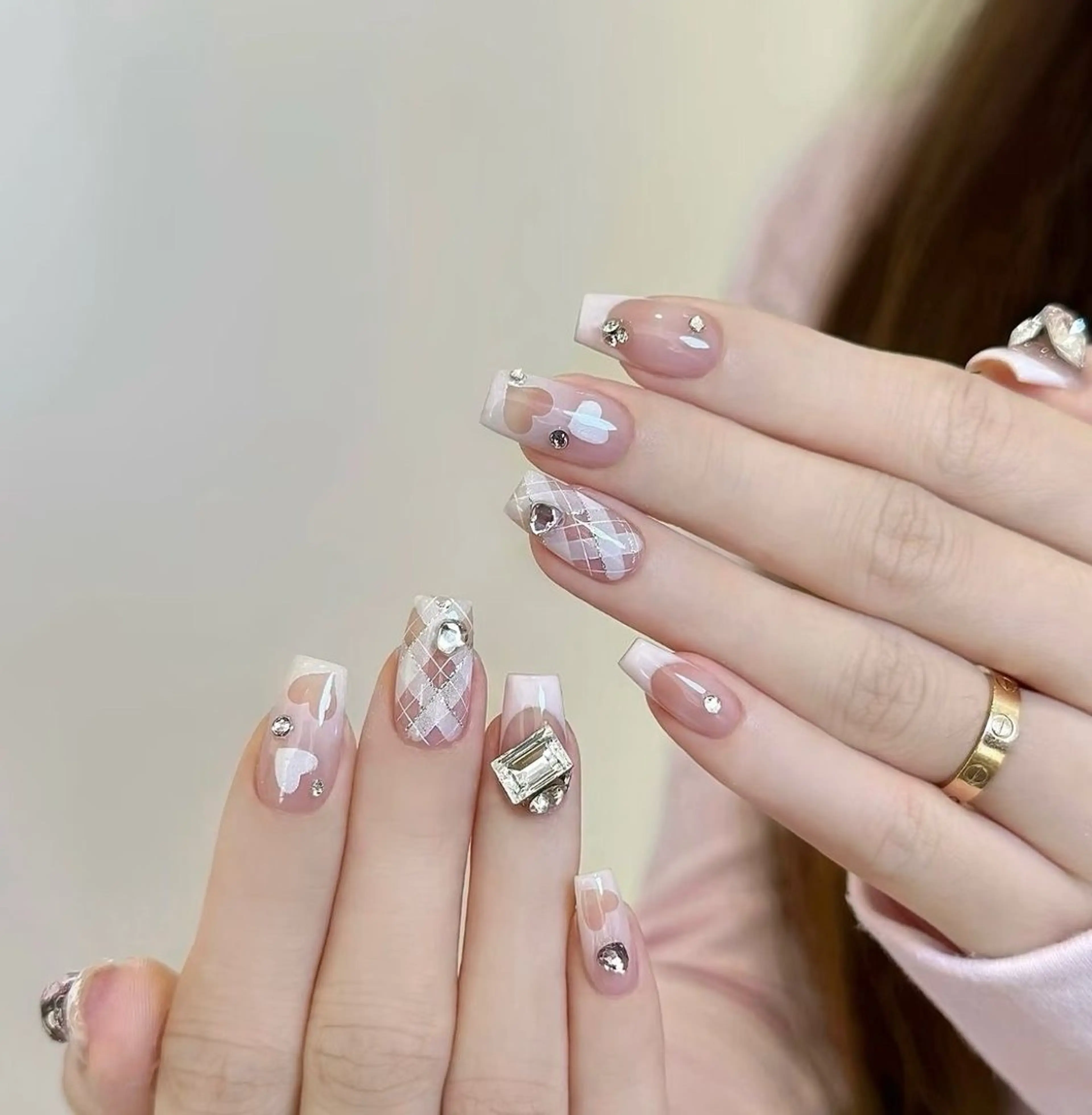 ネイル アートネイル ジェルネイル キラキラネイル 持ち込み ワンホンネイル ハンドネイル ハンドケア Panda chan Novaのネイルデザイン