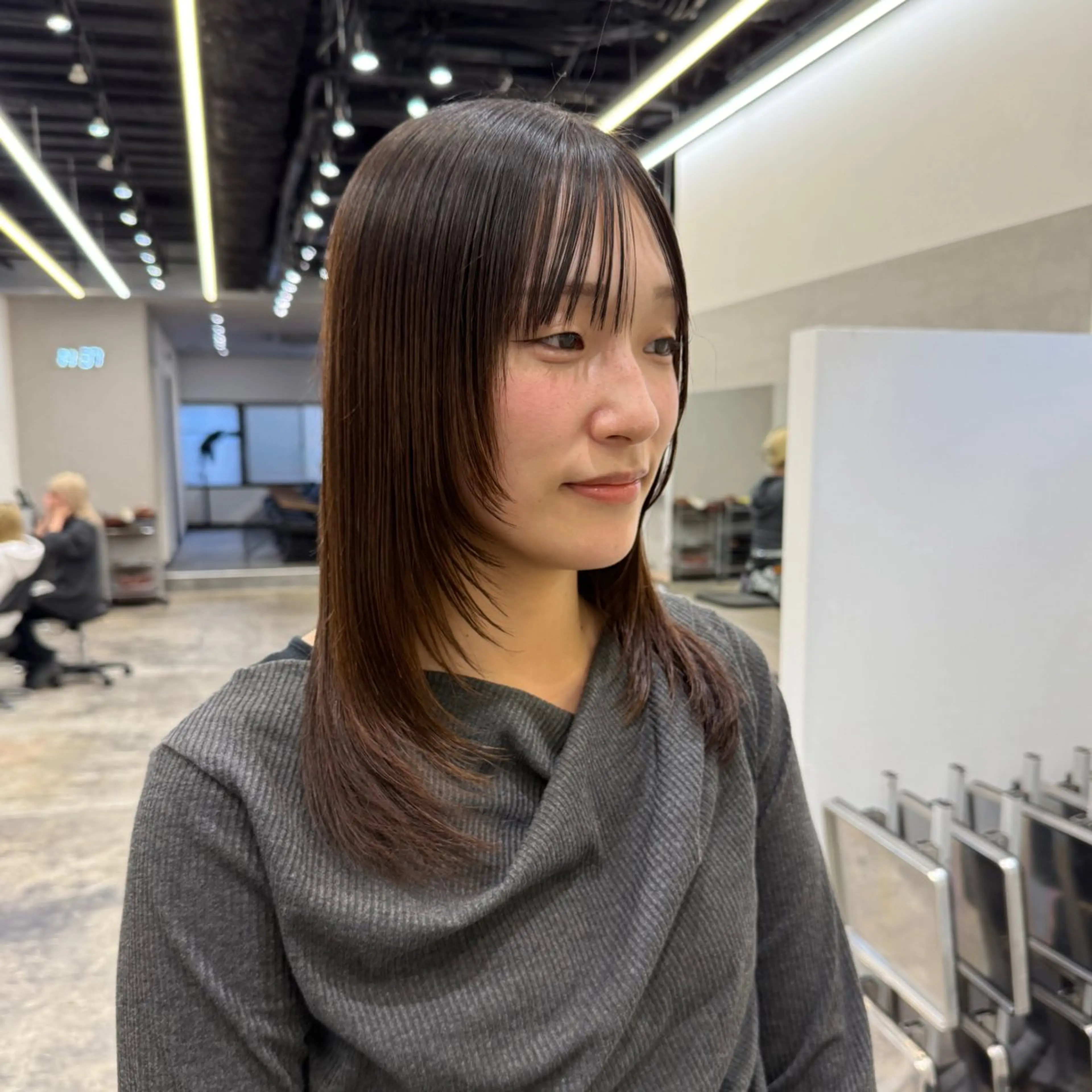 ミディアム カット カット¥1100 / 𝙍𝙪𝙣𝙖⟡.のヘアスタイル