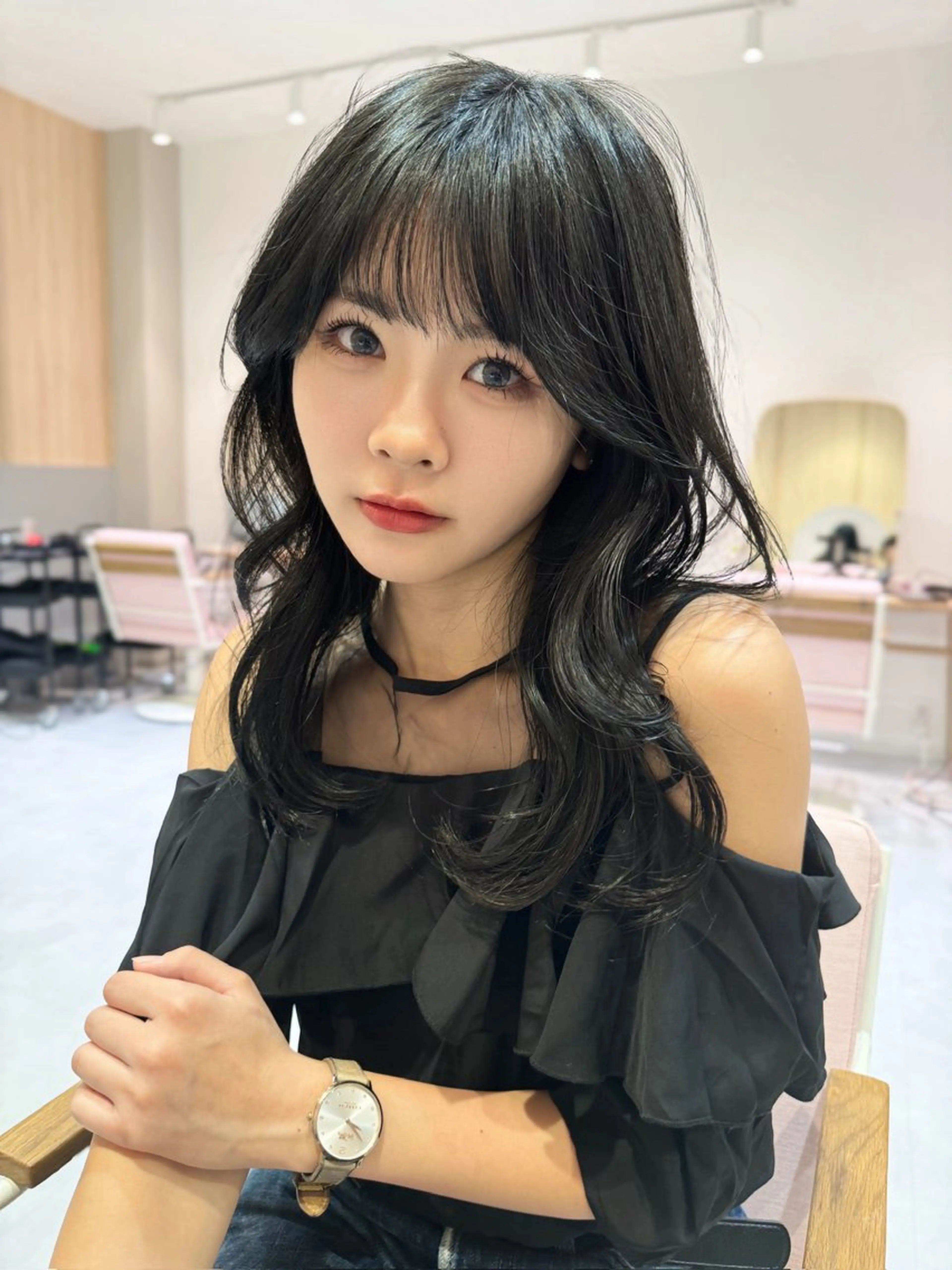 セミロング カラー カット ヘアカラー トリートメント ✂️似合わせの魔術師 石田一樹✂️のヘアスタイル